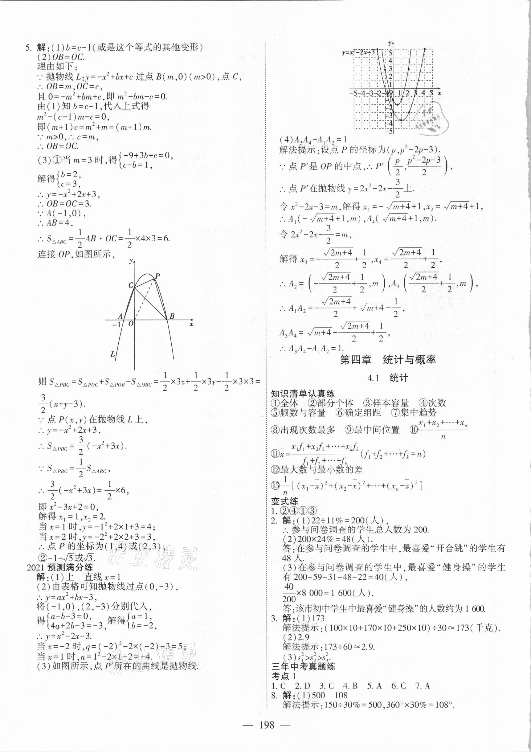 2021年中考調(diào)研中考考點(diǎn)完全解讀數(shù)學(xué) 第10頁(yè)