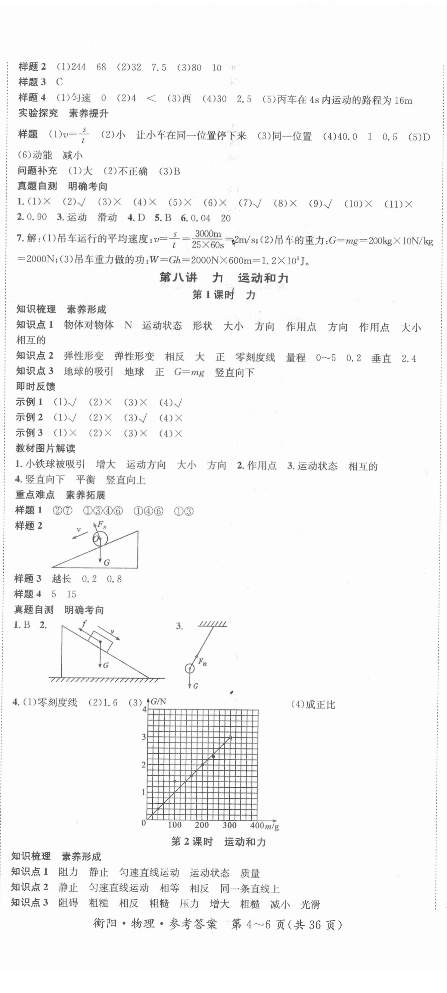 2021年國(guó)華考試中考總動(dòng)員物理衡陽專版 第5頁