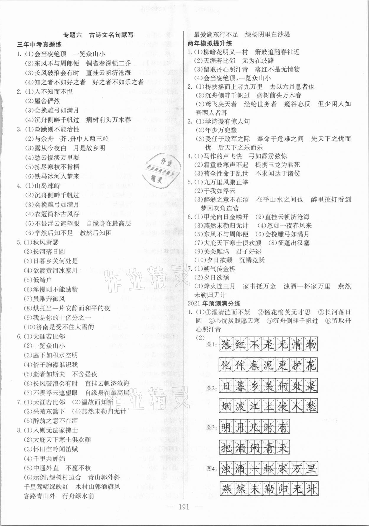2021年中考調研中考考點完全解讀語文 第3頁