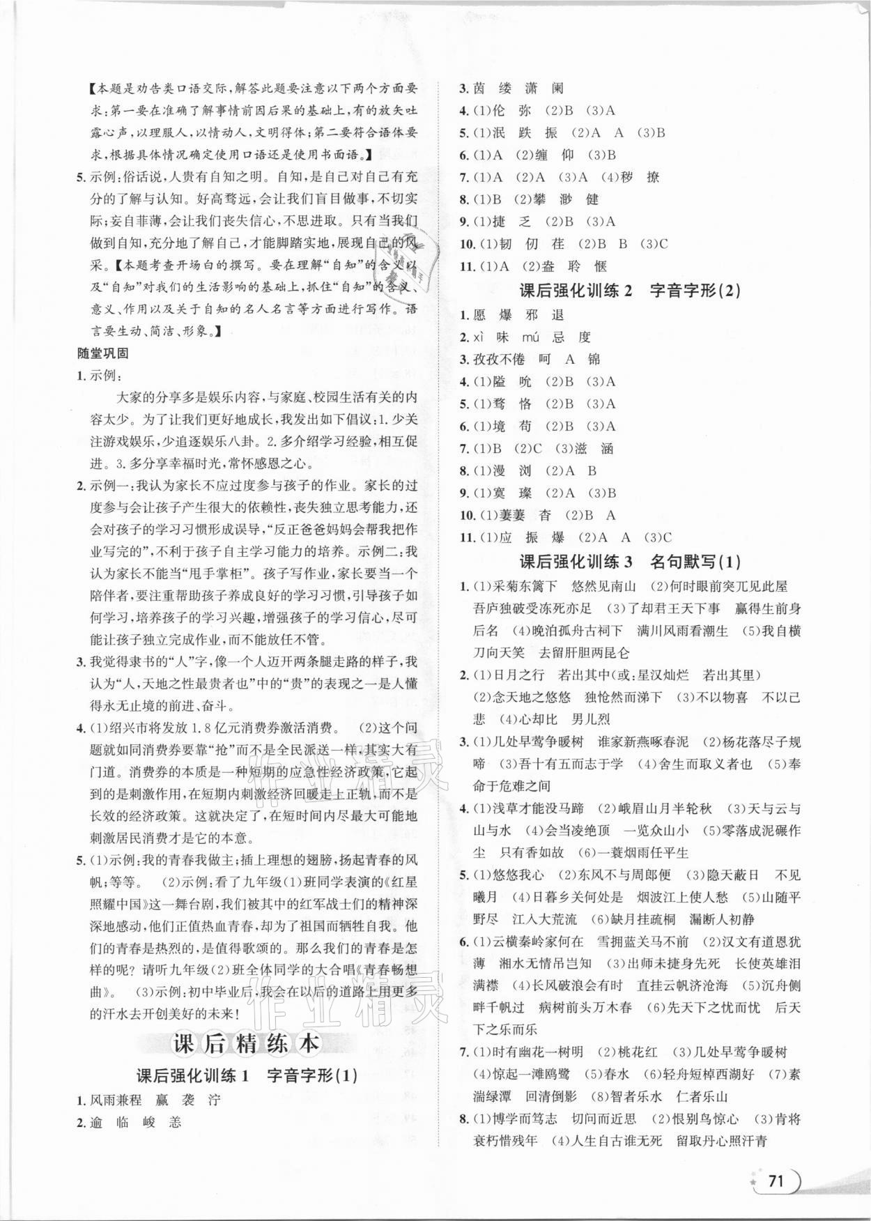 2021年新课标新中考浙江中考语文 第11页