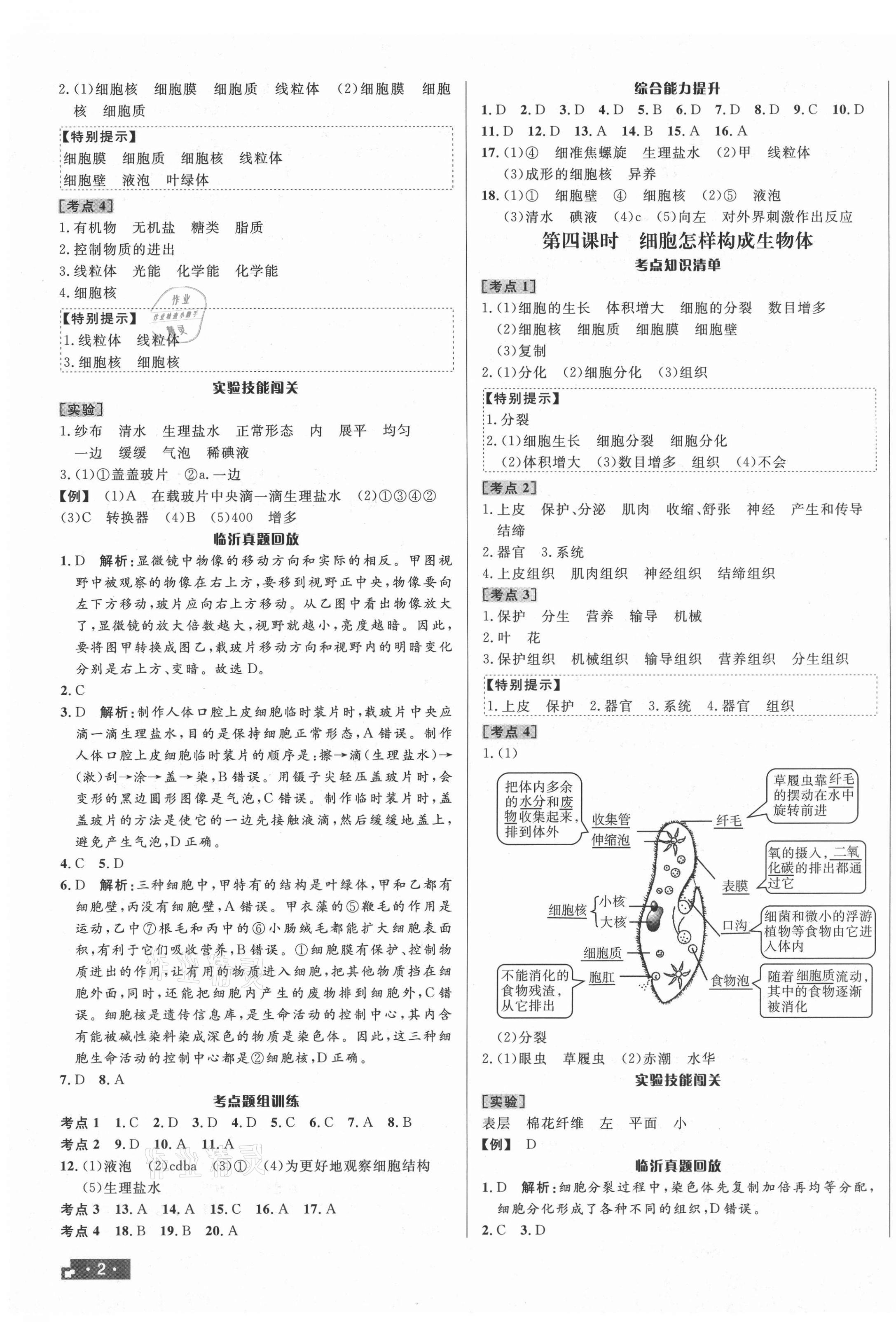 2021年中考對策生物臨沂專版 第3頁