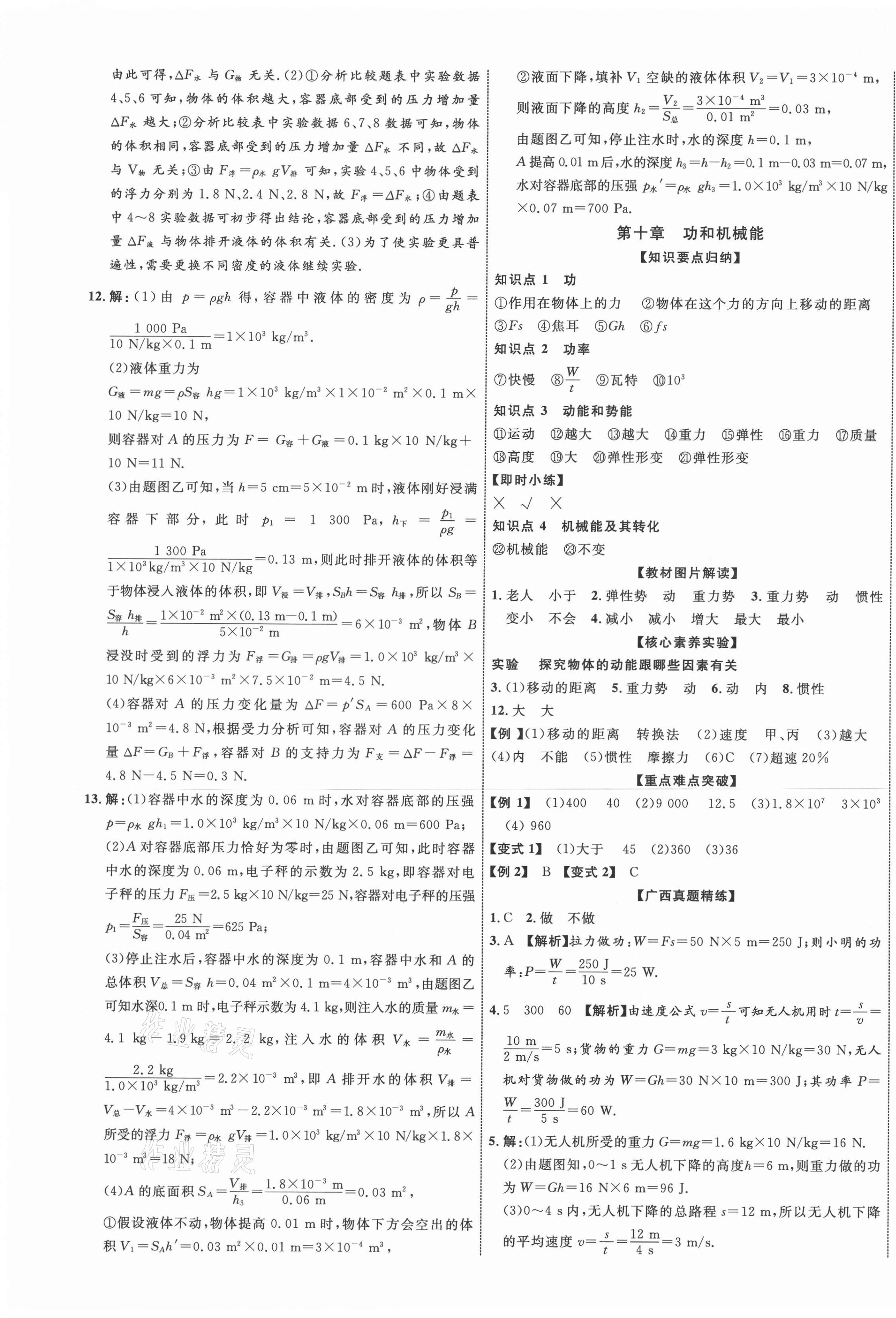 2021年廣西中考優(yōu)化指導物理 第9頁