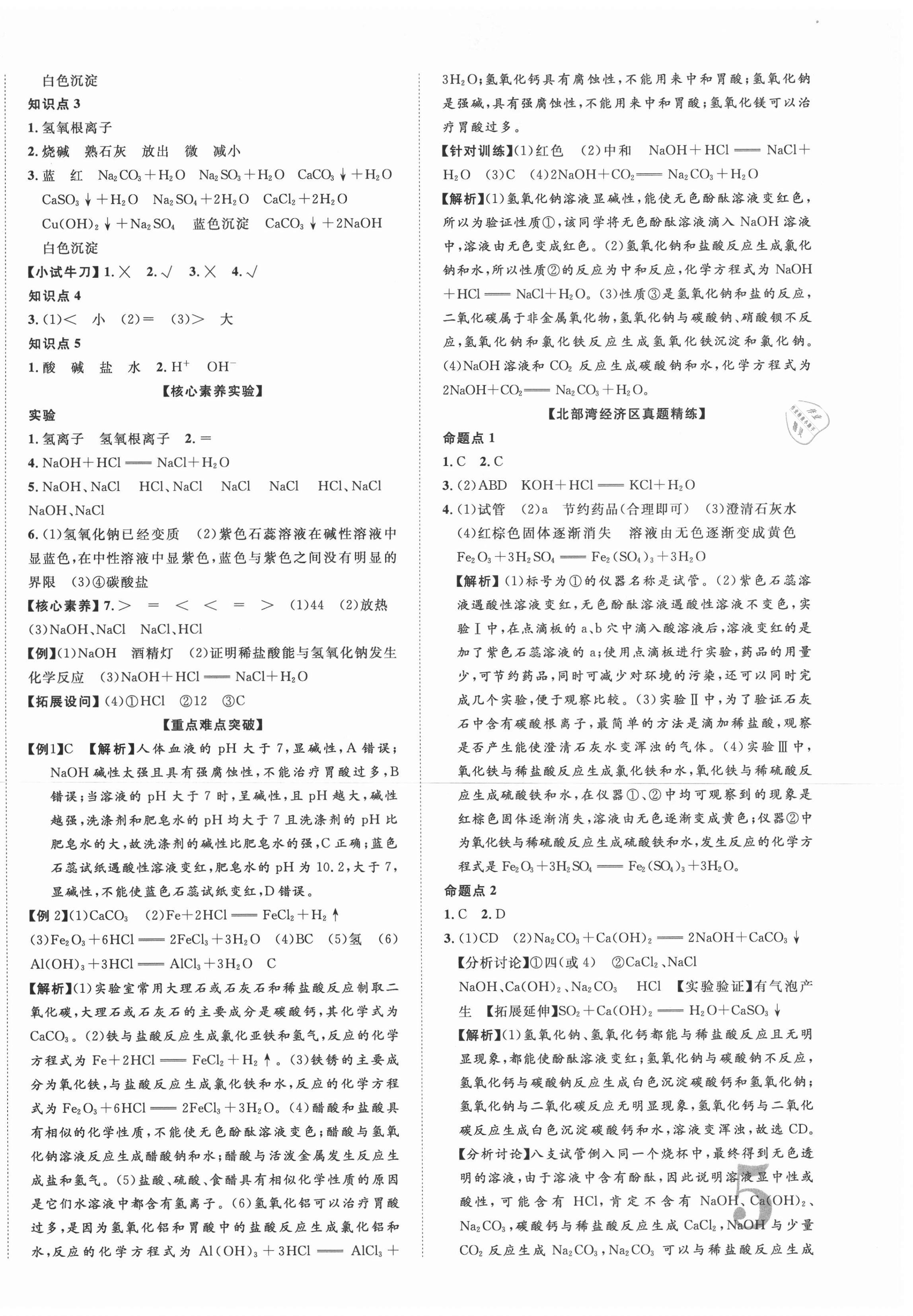 2021年廣西中考優化指導化學 第10頁