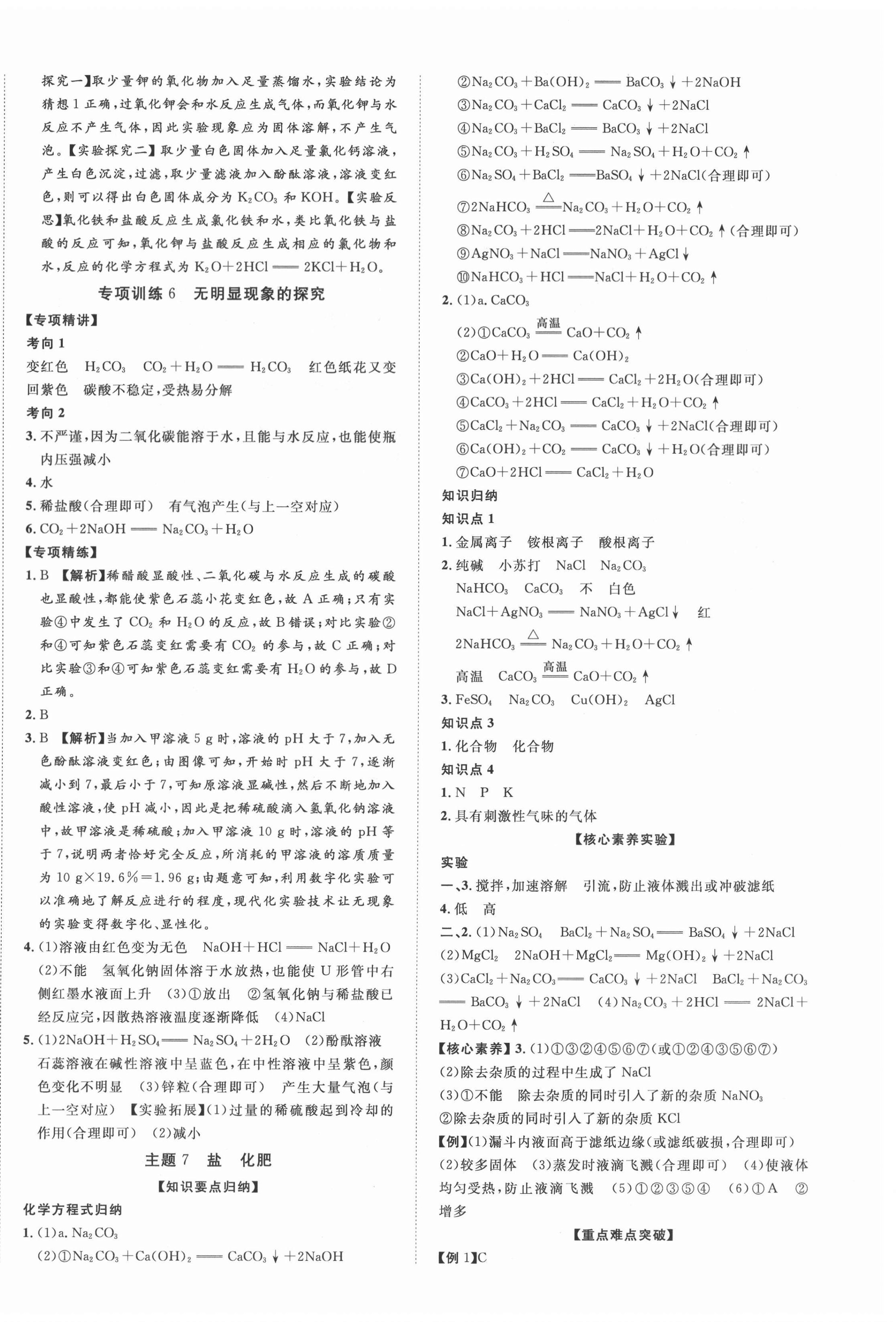 2021年廣西中考優化指導化學 第12頁