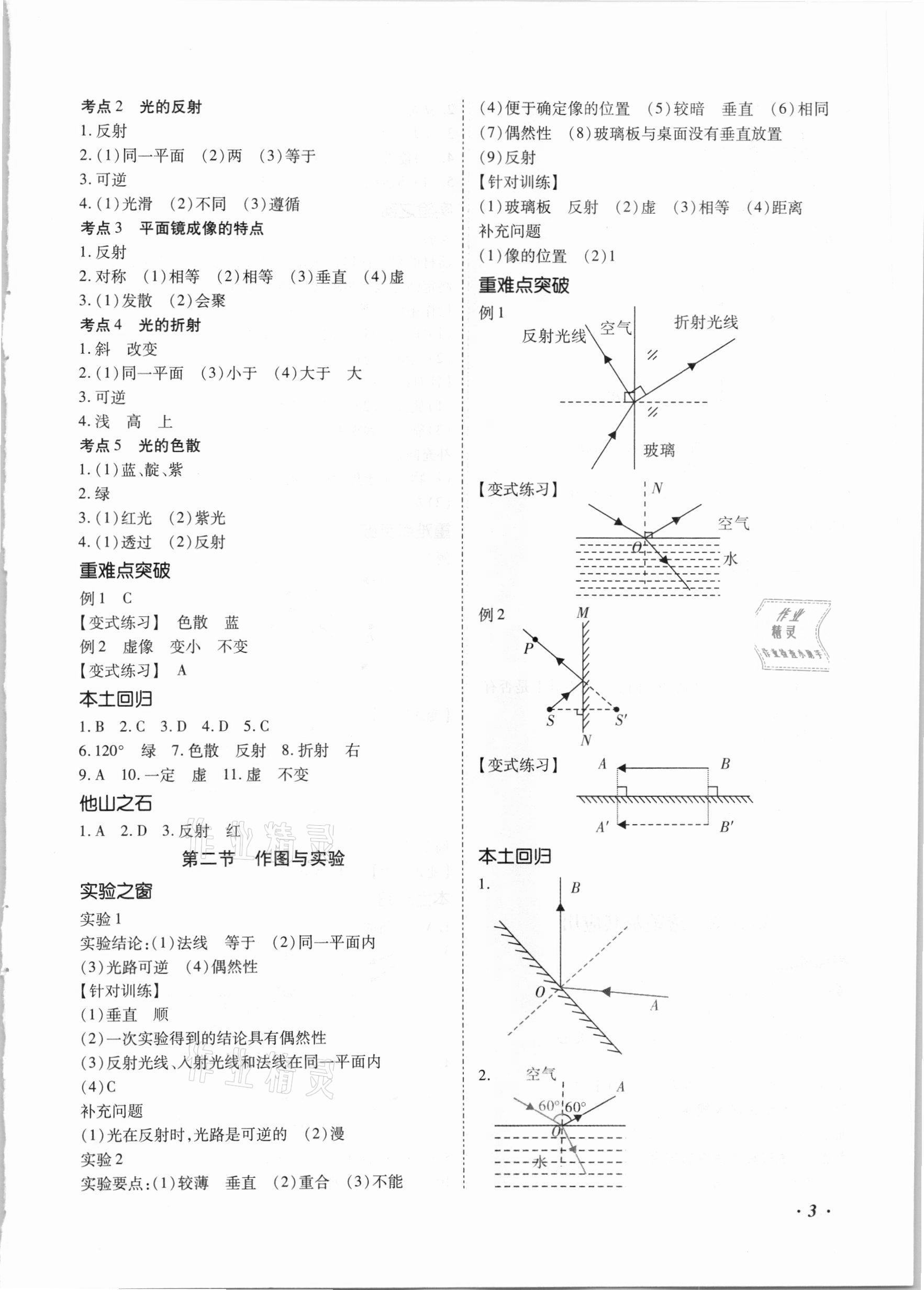 2021年本土攻略精準(zhǔn)復(fù)習(xí)方案物理云南專版 第3頁
