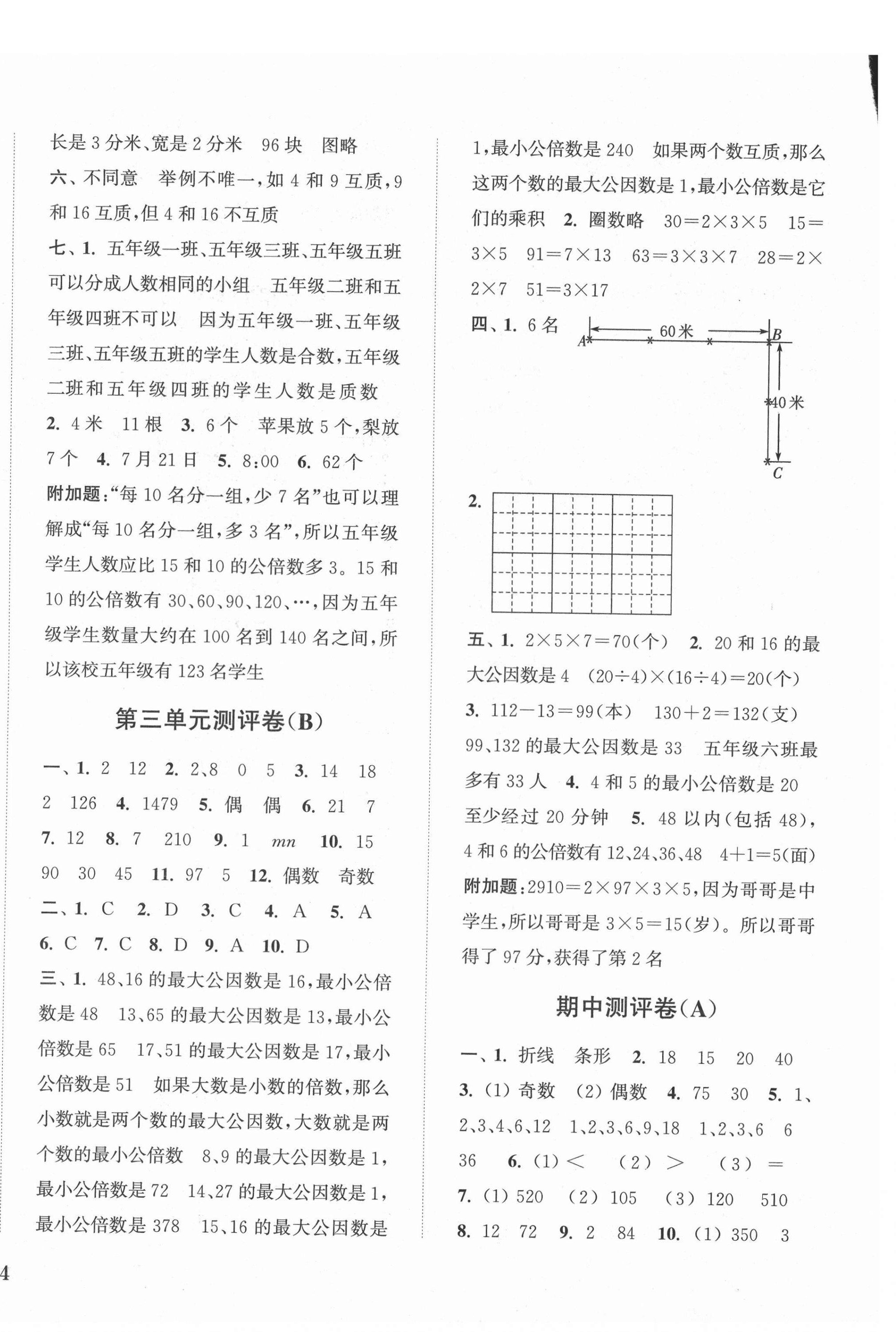 2021年通城學(xué)典小學(xué)全程測(cè)評(píng)卷五年級(jí)數(shù)學(xué)下冊(cè)蘇教版江蘇專用 第4頁(yè)