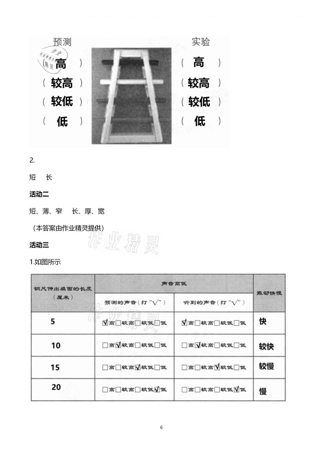 2020年小學(xué)科學(xué)層探究活動(dòng)手冊(cè)四年級(jí)上冊(cè)教科版 第6頁