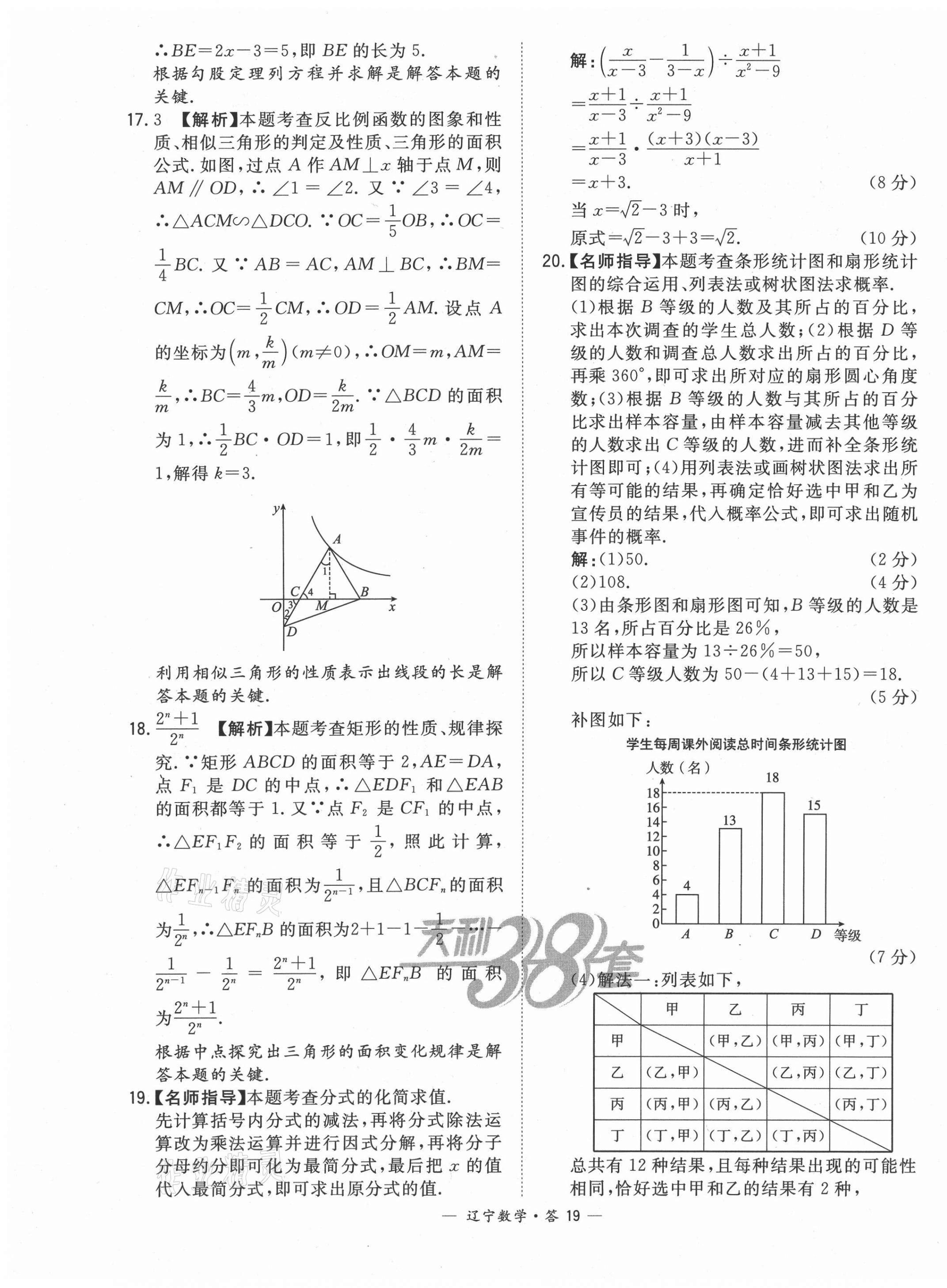 2021年天利38套中考試題精選數(shù)學遼寧專版 第19頁