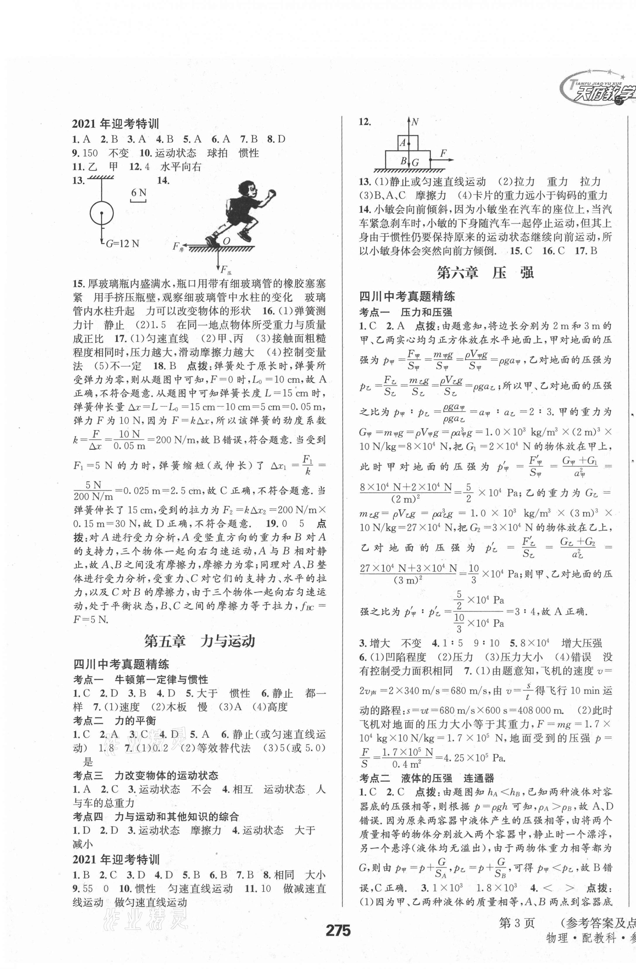 2021年天府教與學(xué)中考復(fù)習(xí)與訓(xùn)練物理教科版達(dá)州專版 第11頁