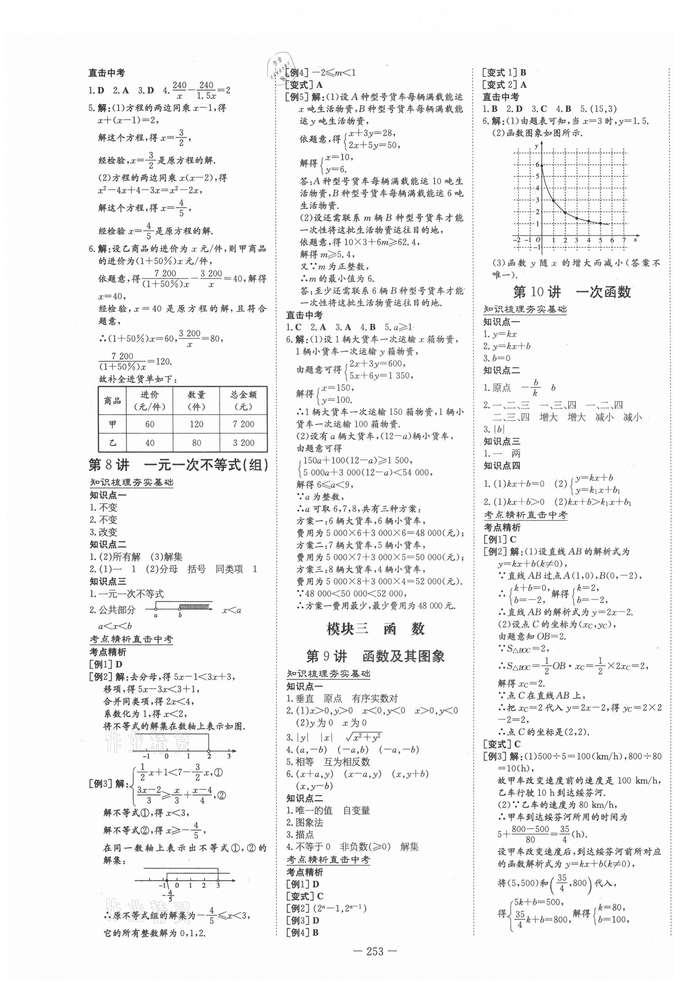 2021年中考总复习导与练数学 第3页