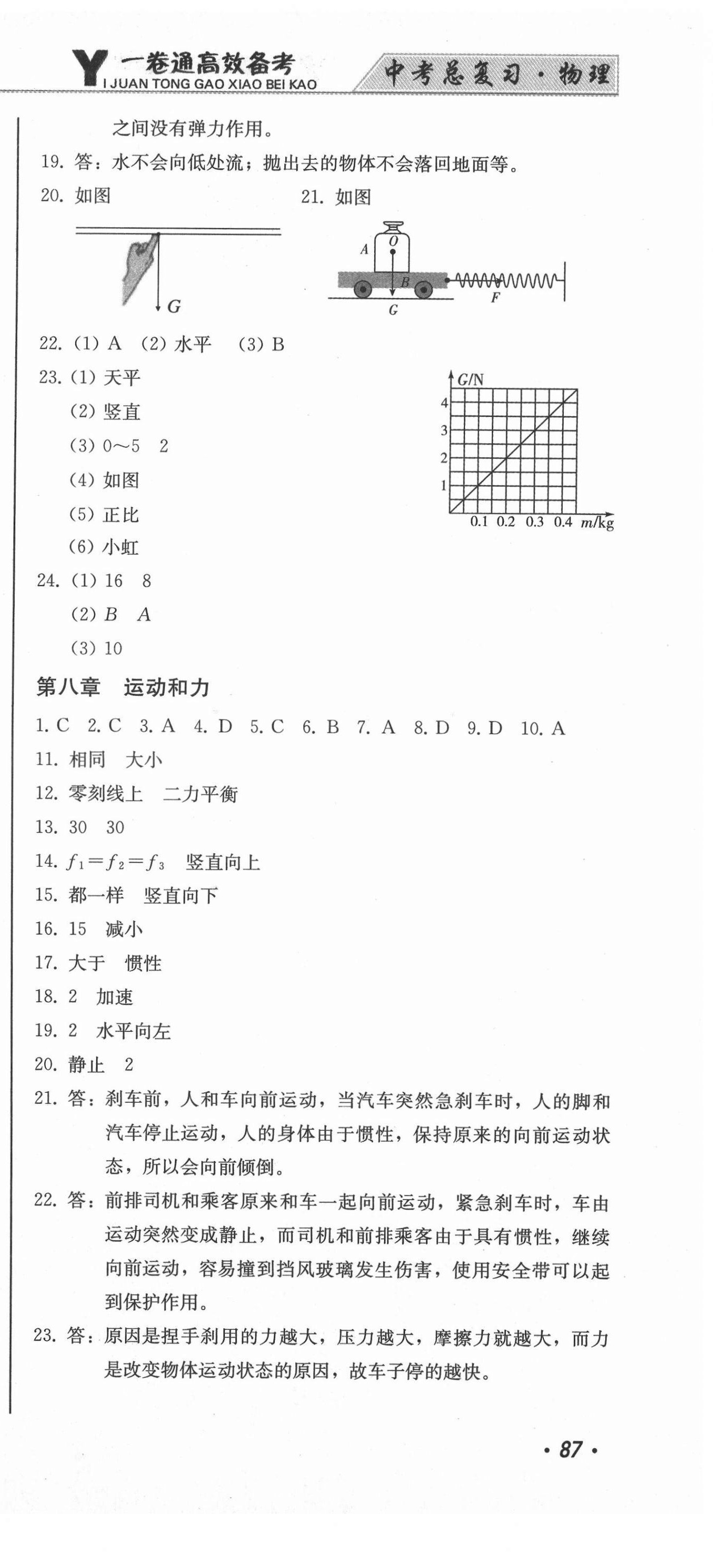 2021年中考總復(fù)習(xí)物理北方婦女兒童出版社 第9頁