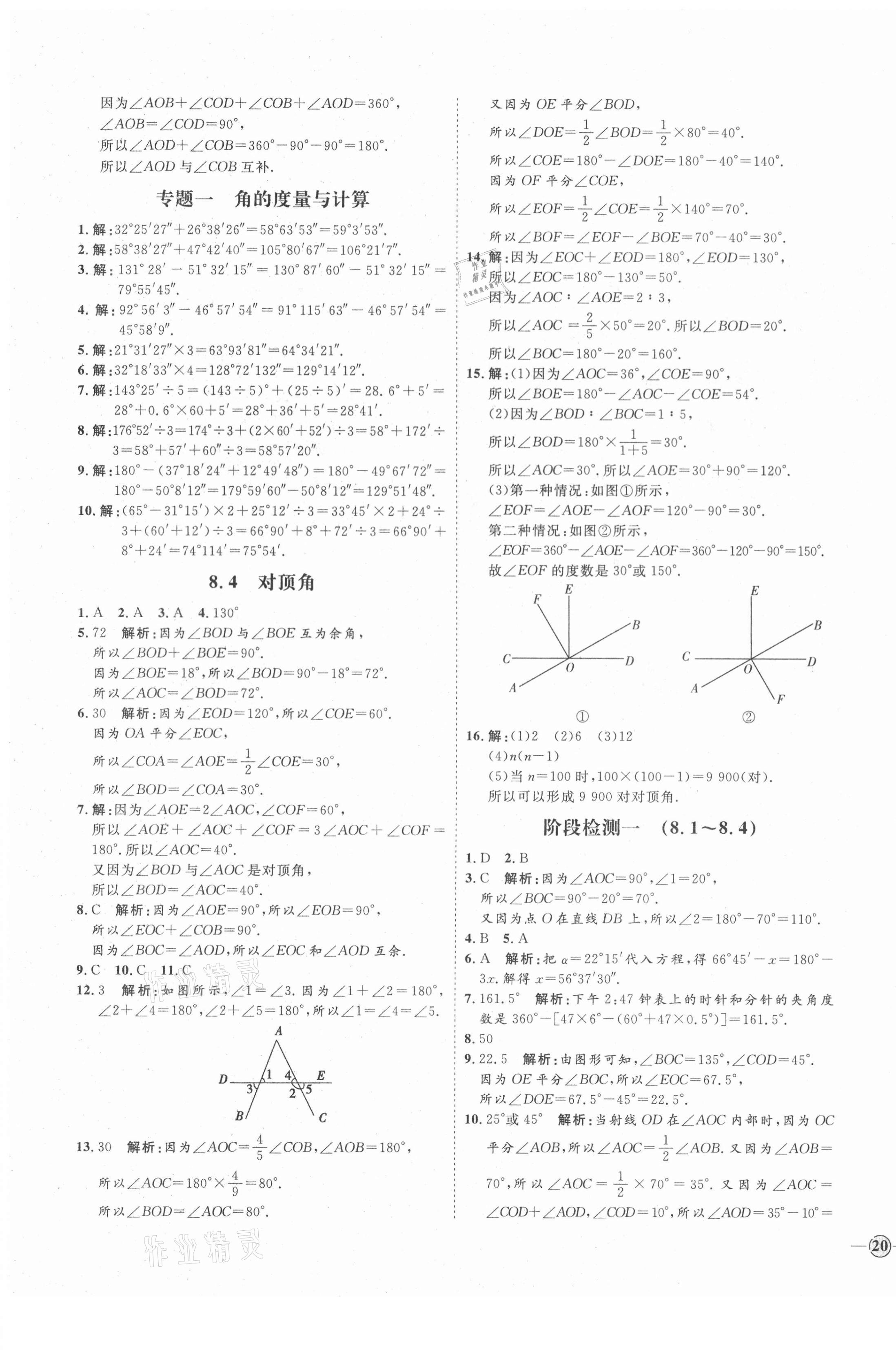 2021年優(yōu)加學案課時通七年級數學下冊青島版濰坊專用 第3頁