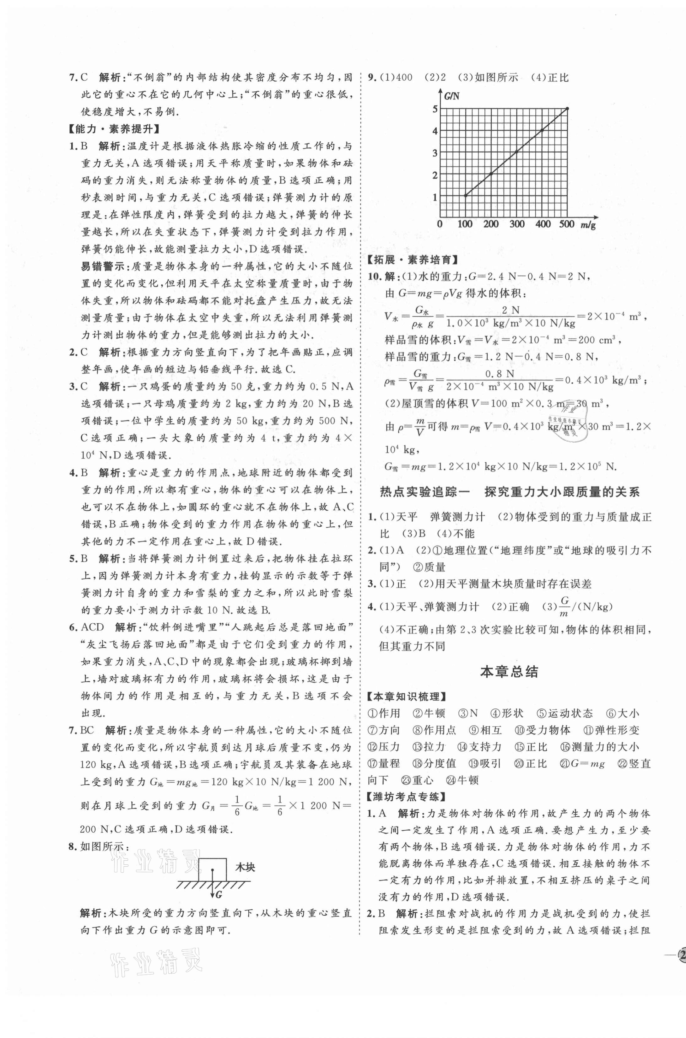 2021年优加学案课时通八年级物理下册人教版潍坊专用 第3页