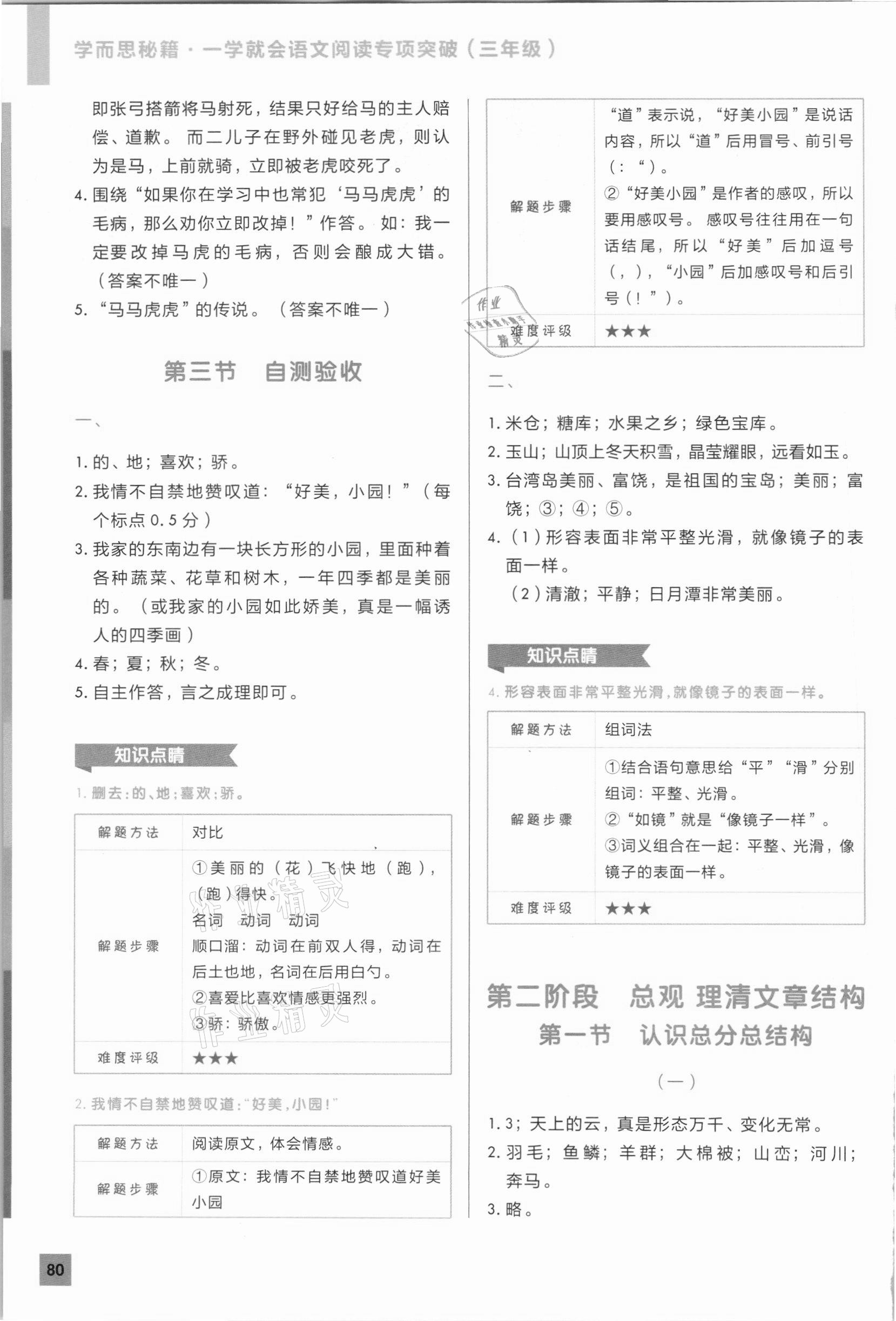 2020年学而思秘籍三年级语文 第2页