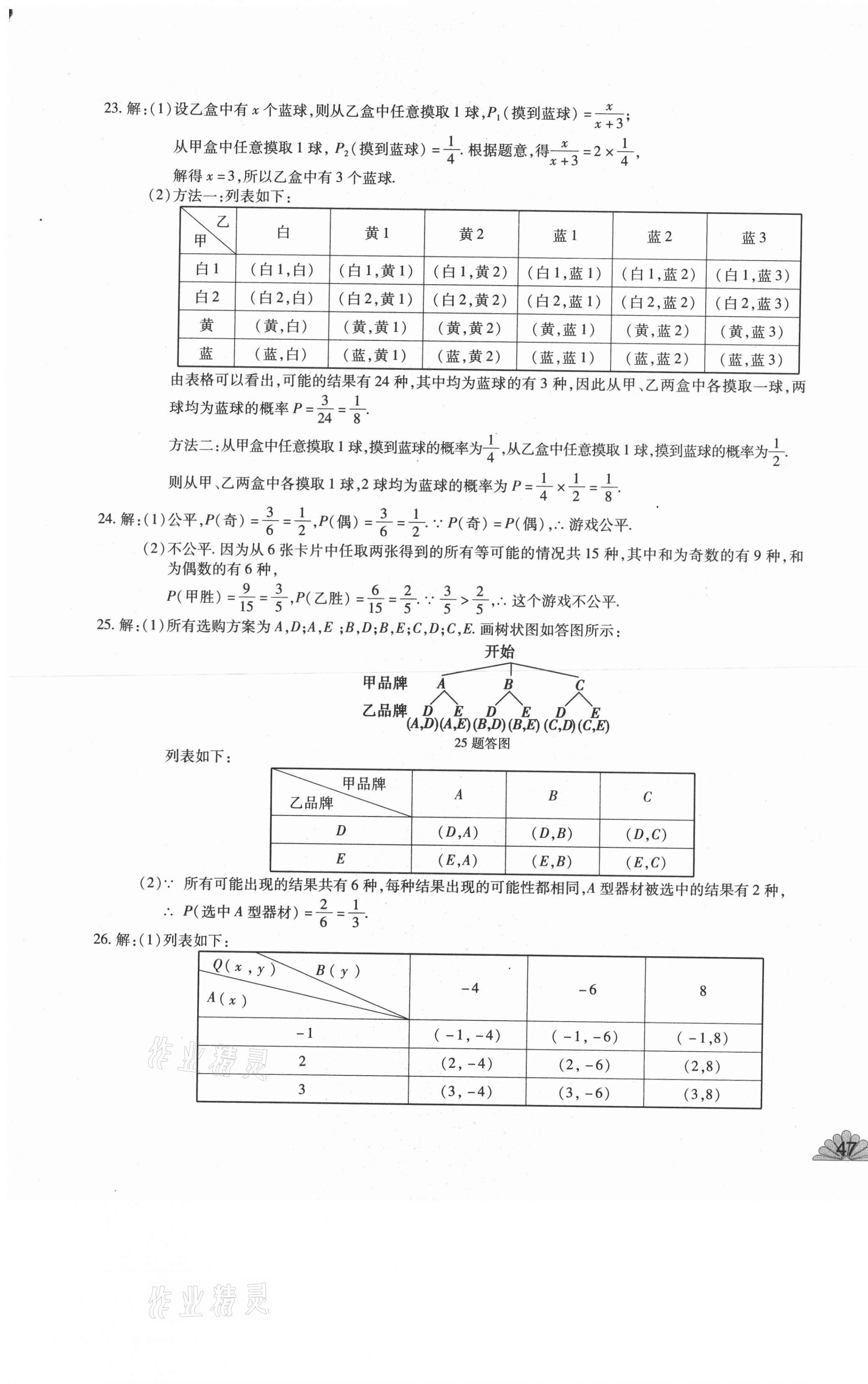 2020年千里馬單元測試卷九年級數(shù)學全一冊北師大版 第5頁