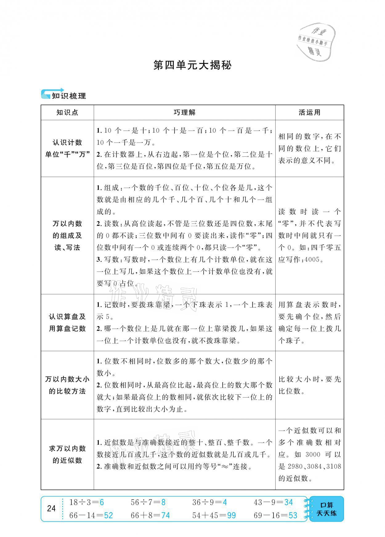 2021年小學(xué)1課3練培優(yōu)作業(yè)本二年級(jí)數(shù)學(xué)下冊(cè)江蘇版 參考答案第24頁(yè)