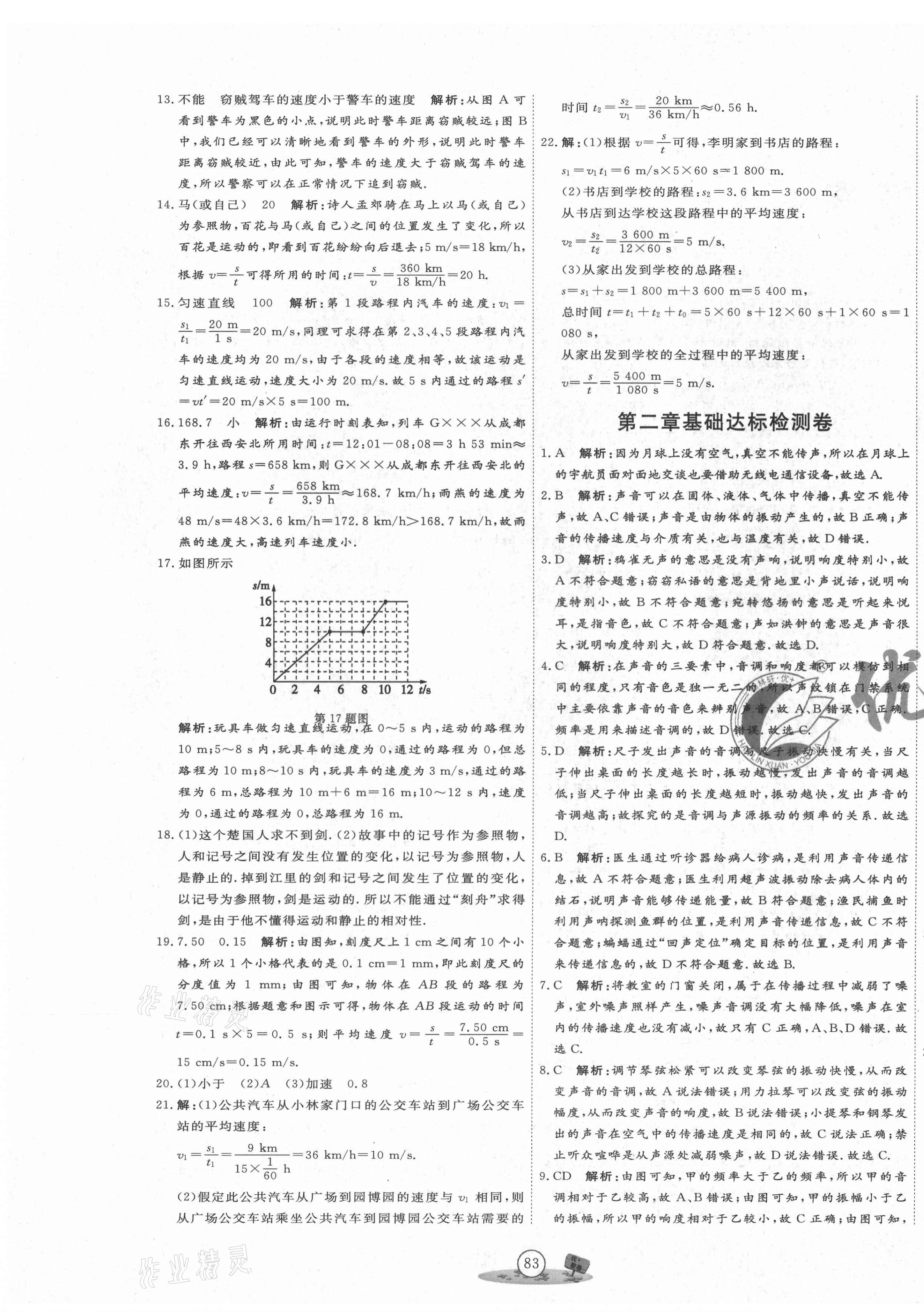 2020年優(yōu)加密卷八年級(jí)物理上冊人教版P版 第3頁