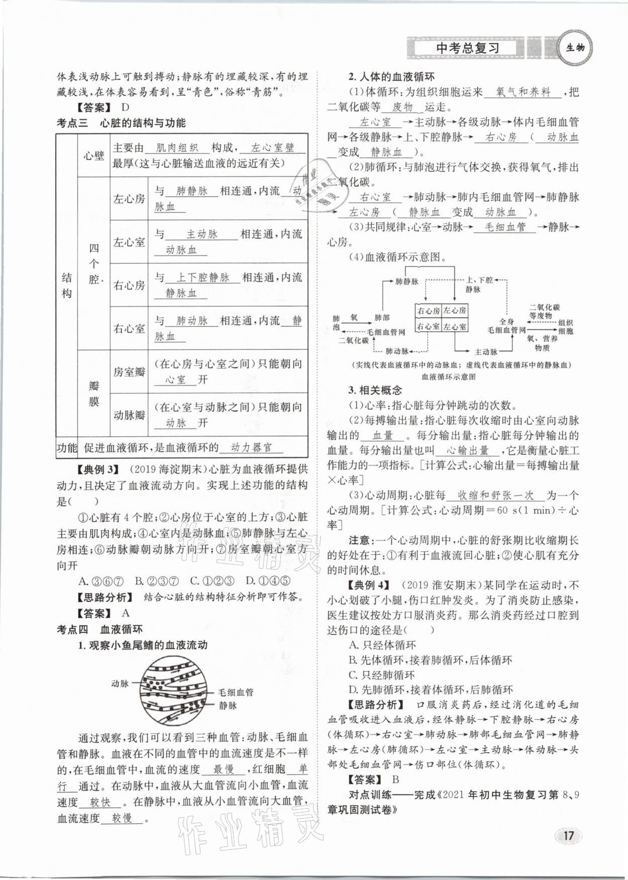 2021年中考總復(fù)習(xí)生物長江出版社 第17頁