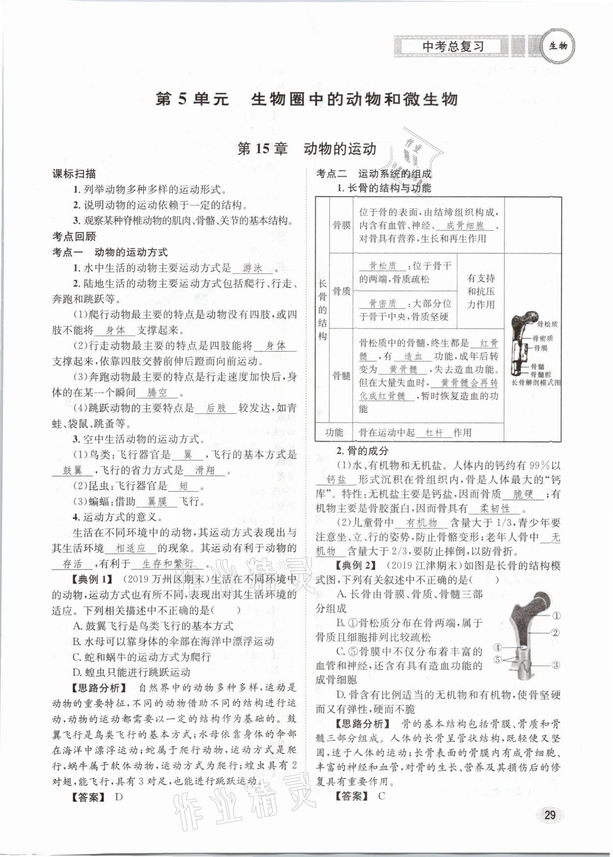 2021年中考總復(fù)習(xí)生物長江出版社 第29頁