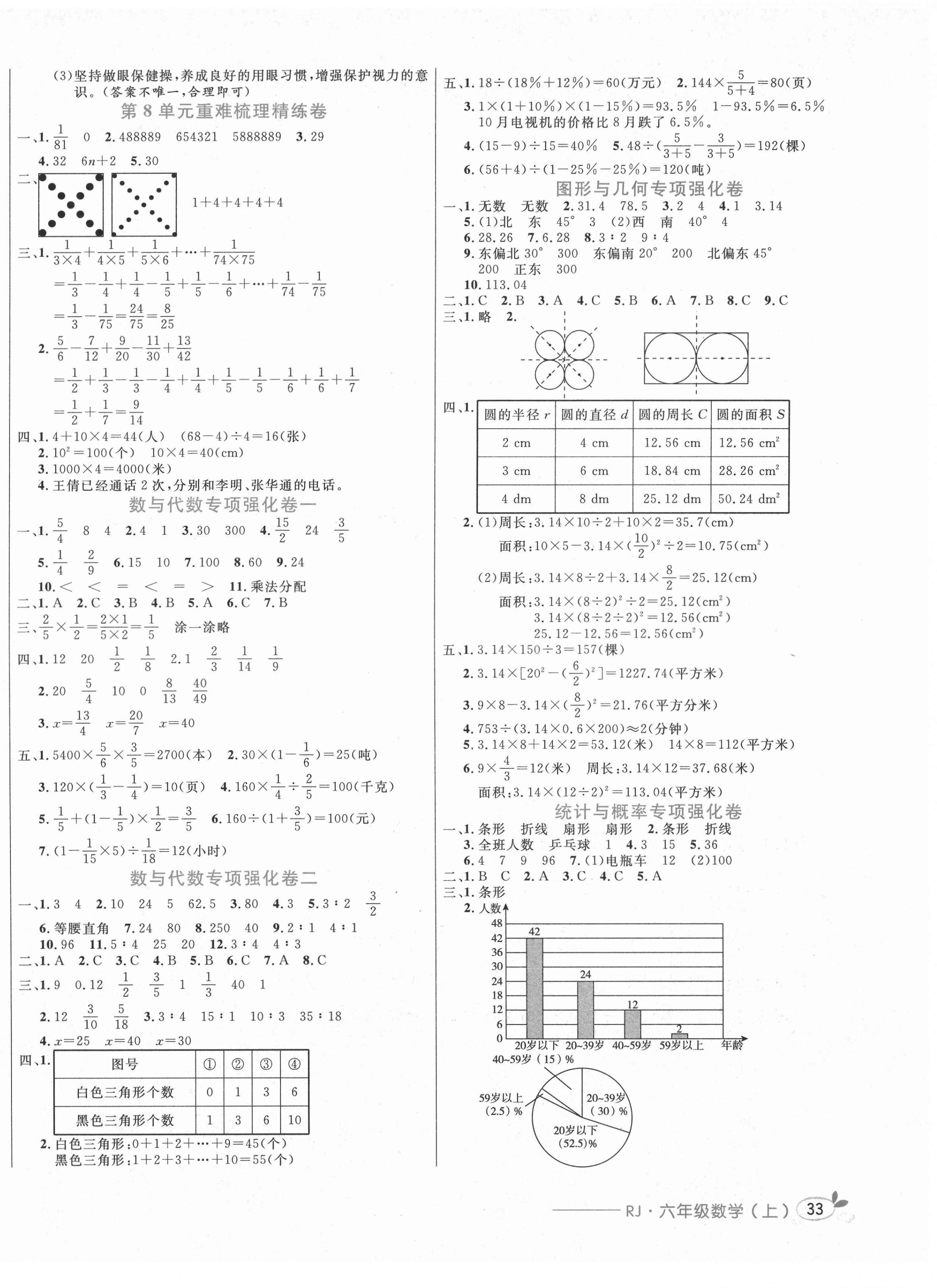 2020年中辰传媒期末金考卷六年级数学上册人教版福建专版 第2页