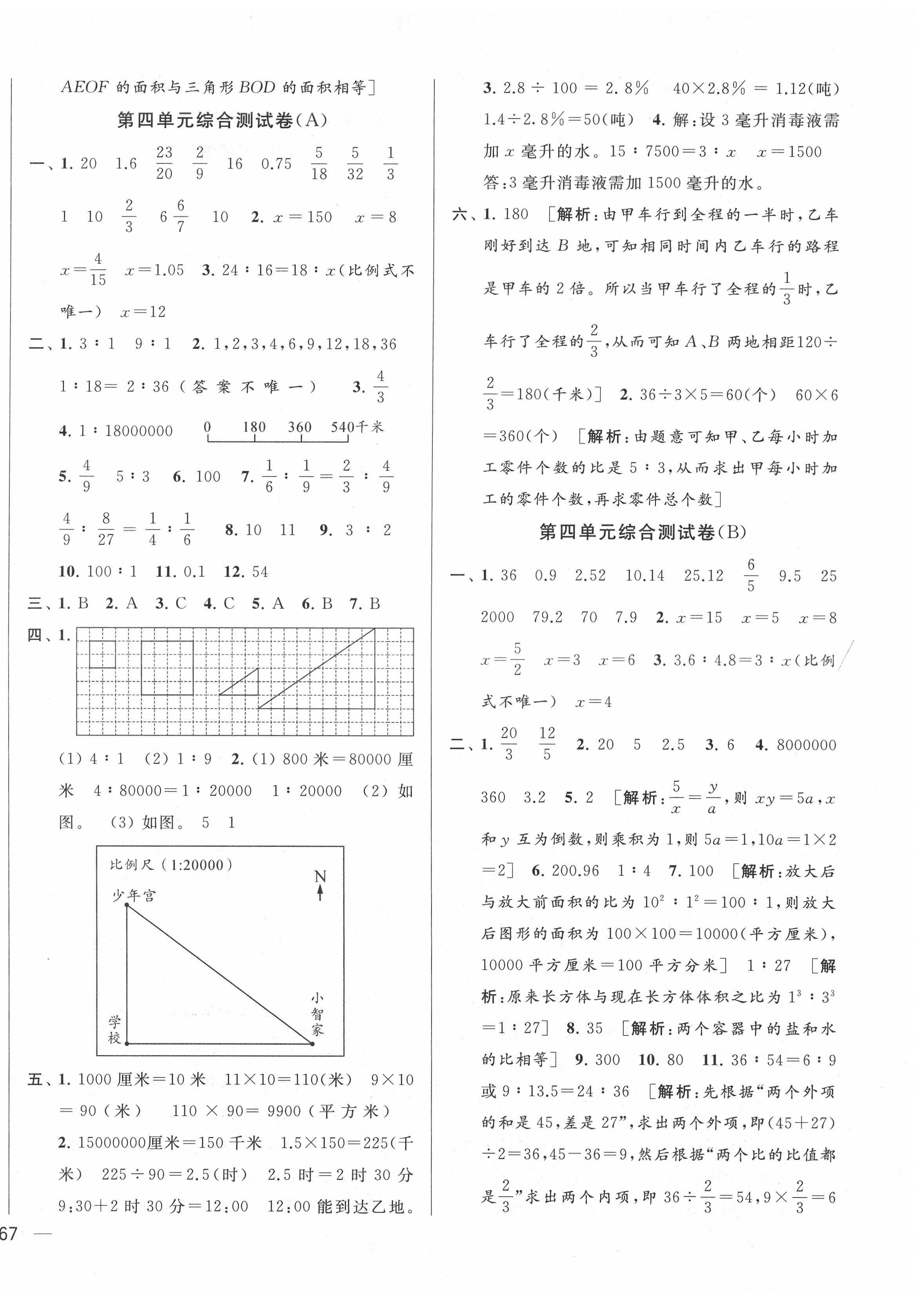 2021年亮點給力大試卷六年級數(shù)學下冊江蘇版 第6頁