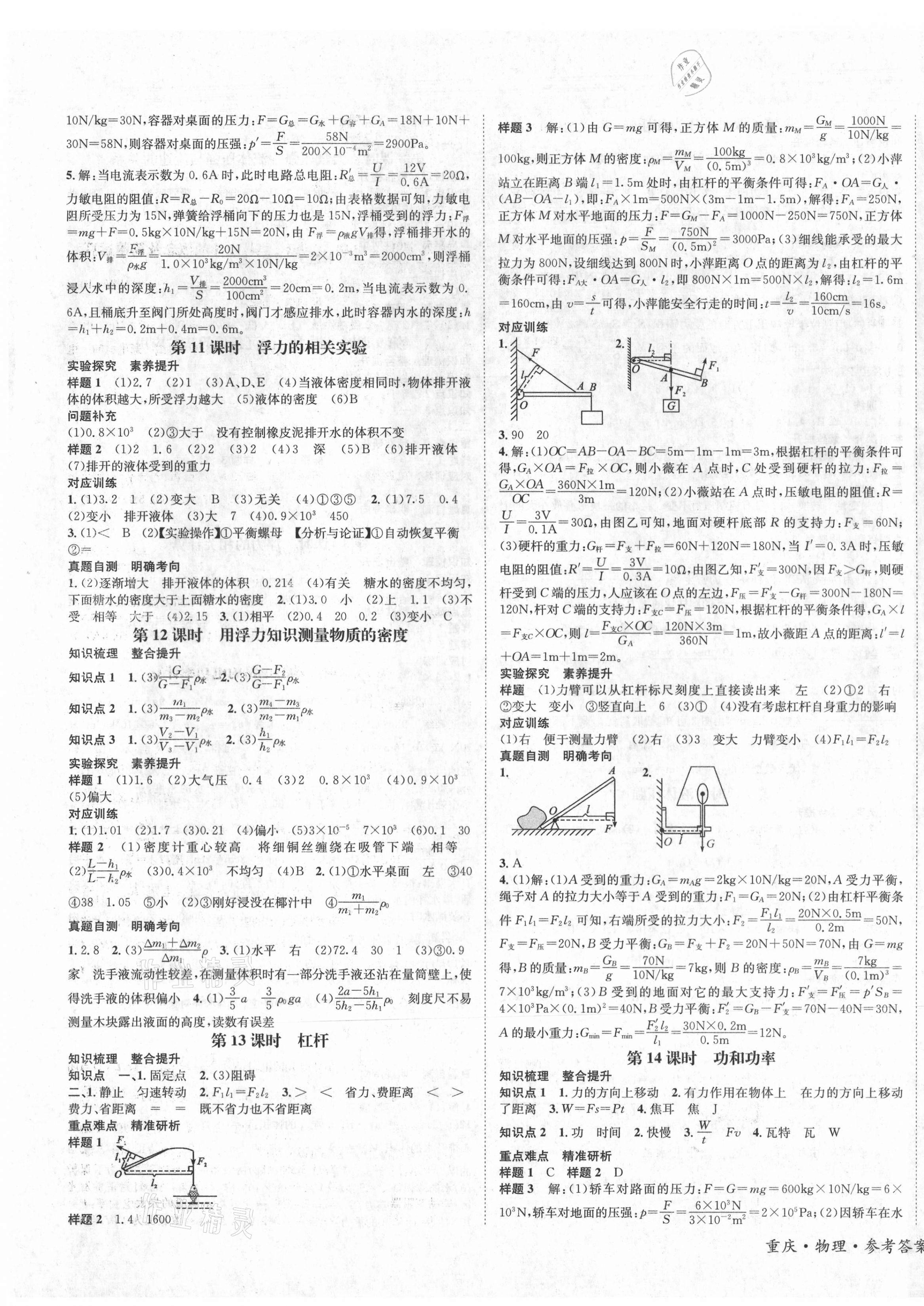 2021年學本課堂物理重慶專版 第3頁