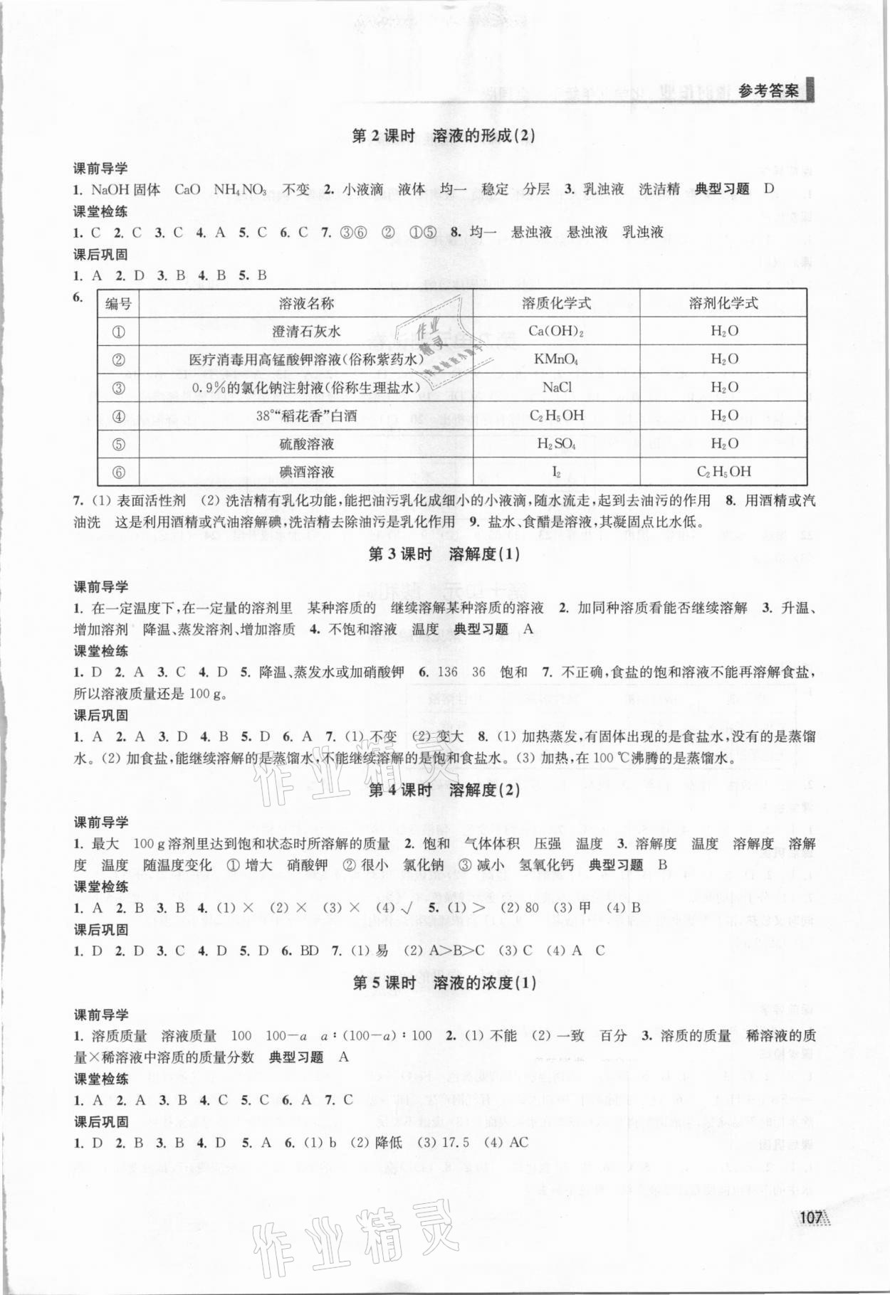 2021年創(chuàng)新課時(shí)作業(yè)九年級(jí)化學(xué)下冊(cè)人教版 參考答案第3頁(yè)