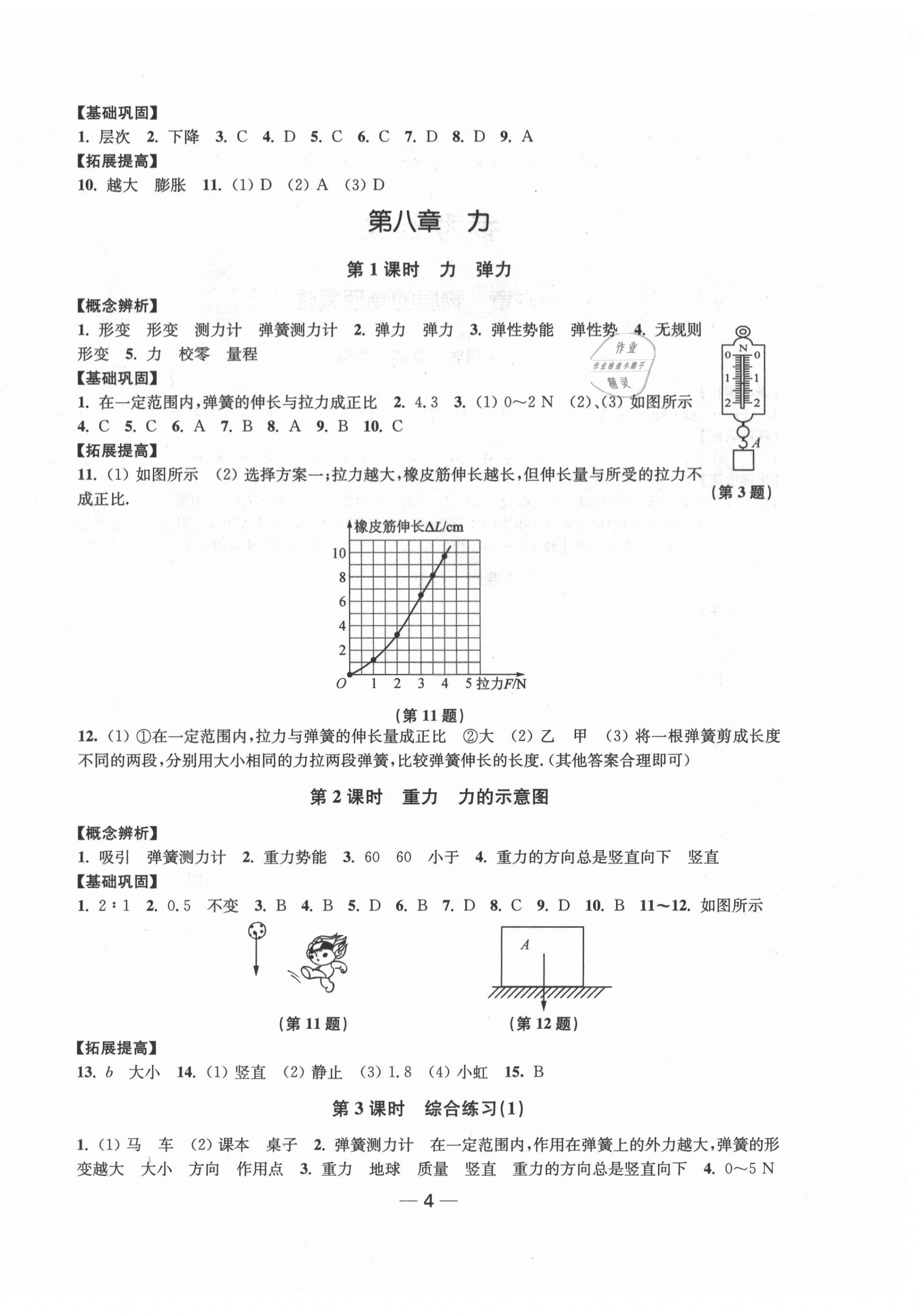 2021年创新课时作业八年级物理下册江苏版 第4页