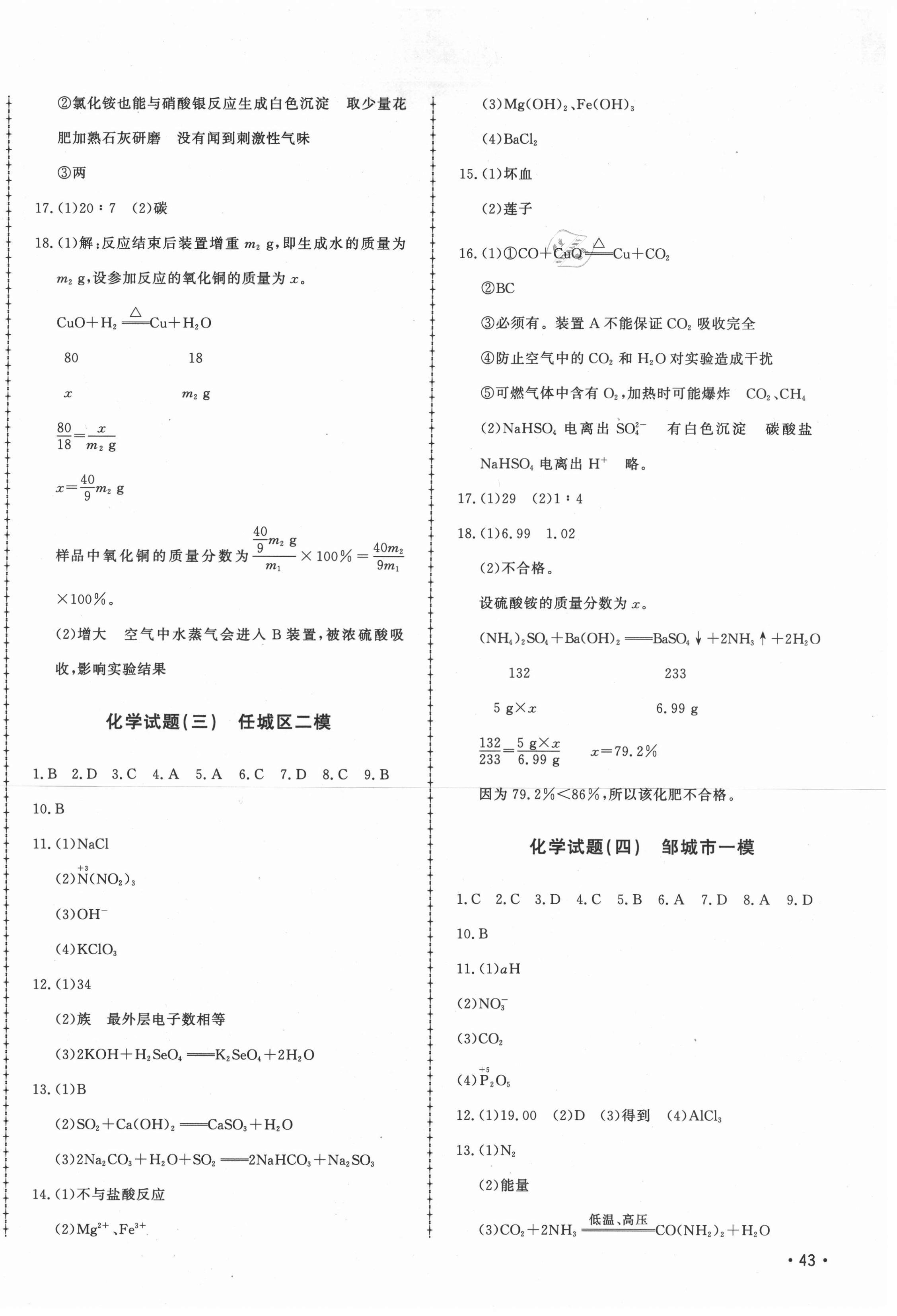 2021年中考114化學(xué)濟(jì)寧專版 第2頁