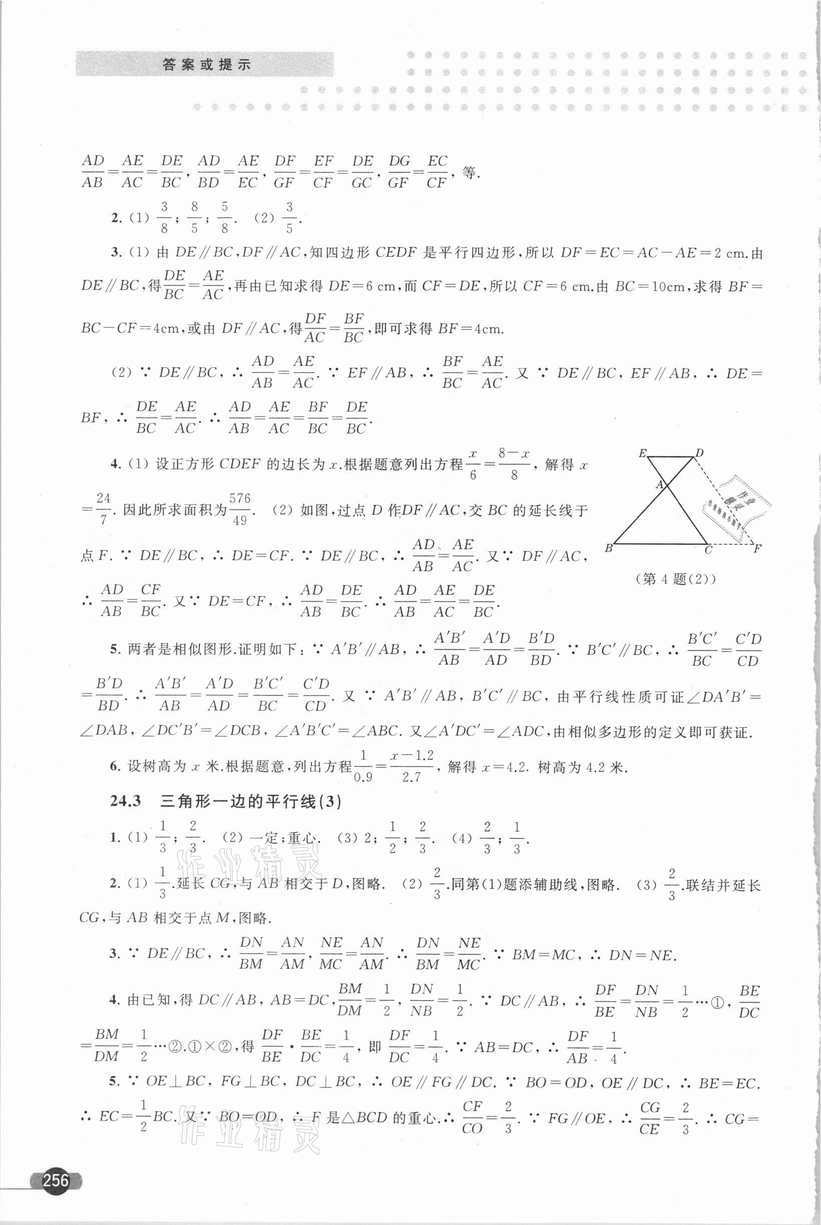 2020年数学精练与博览九年级第一学期沪教版 第4页