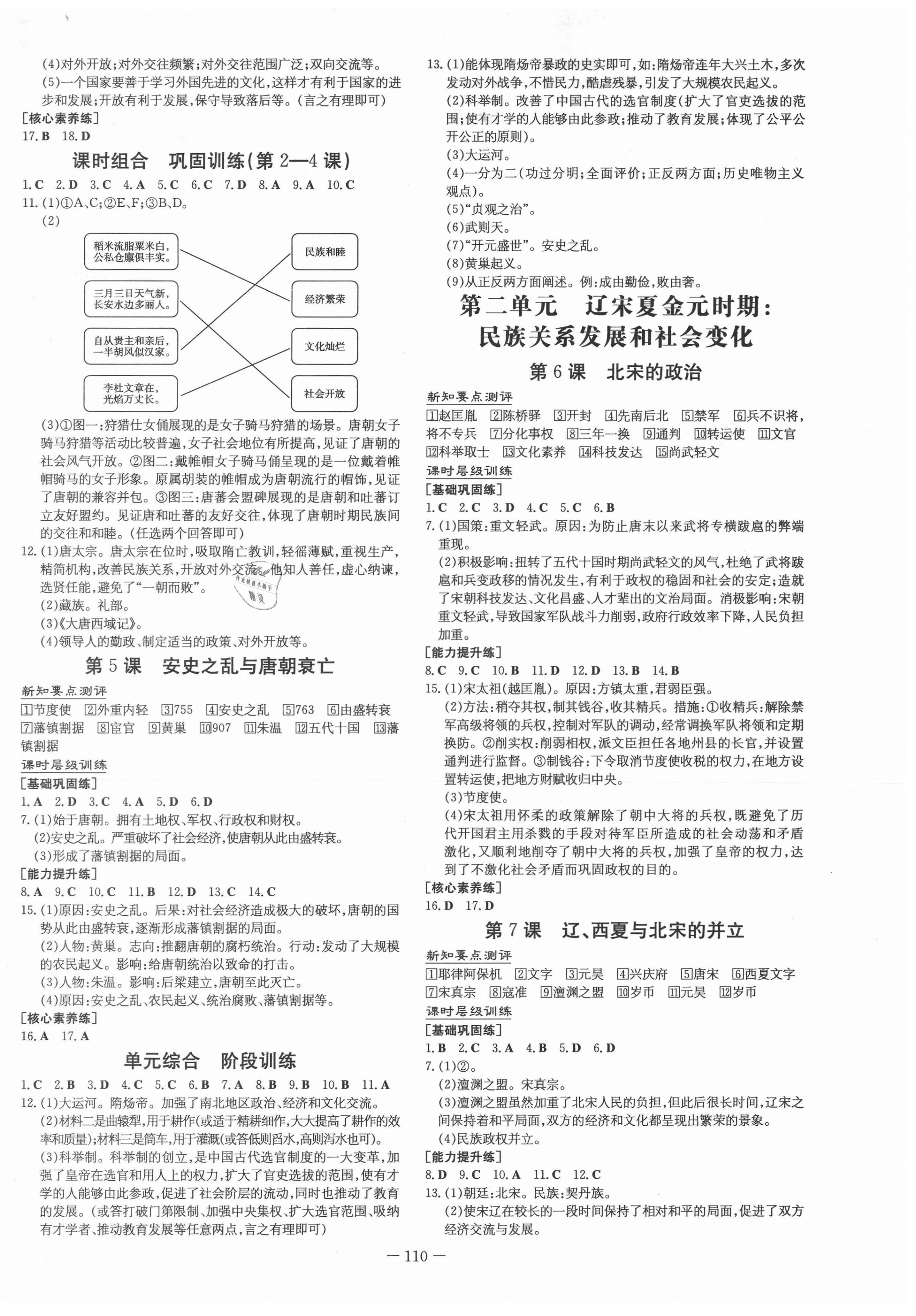 2021年練案課時作業(yè)本七年級歷史下冊人教版 第2頁