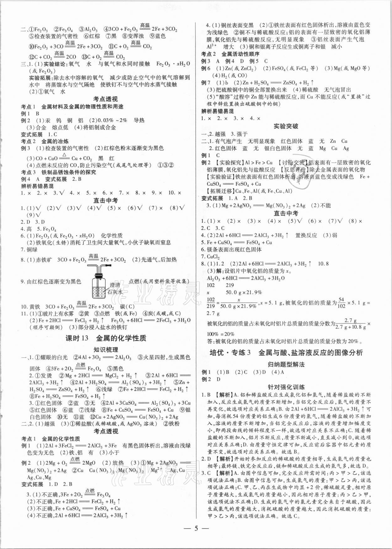 2021年领跑中考化学广东专版 第5页