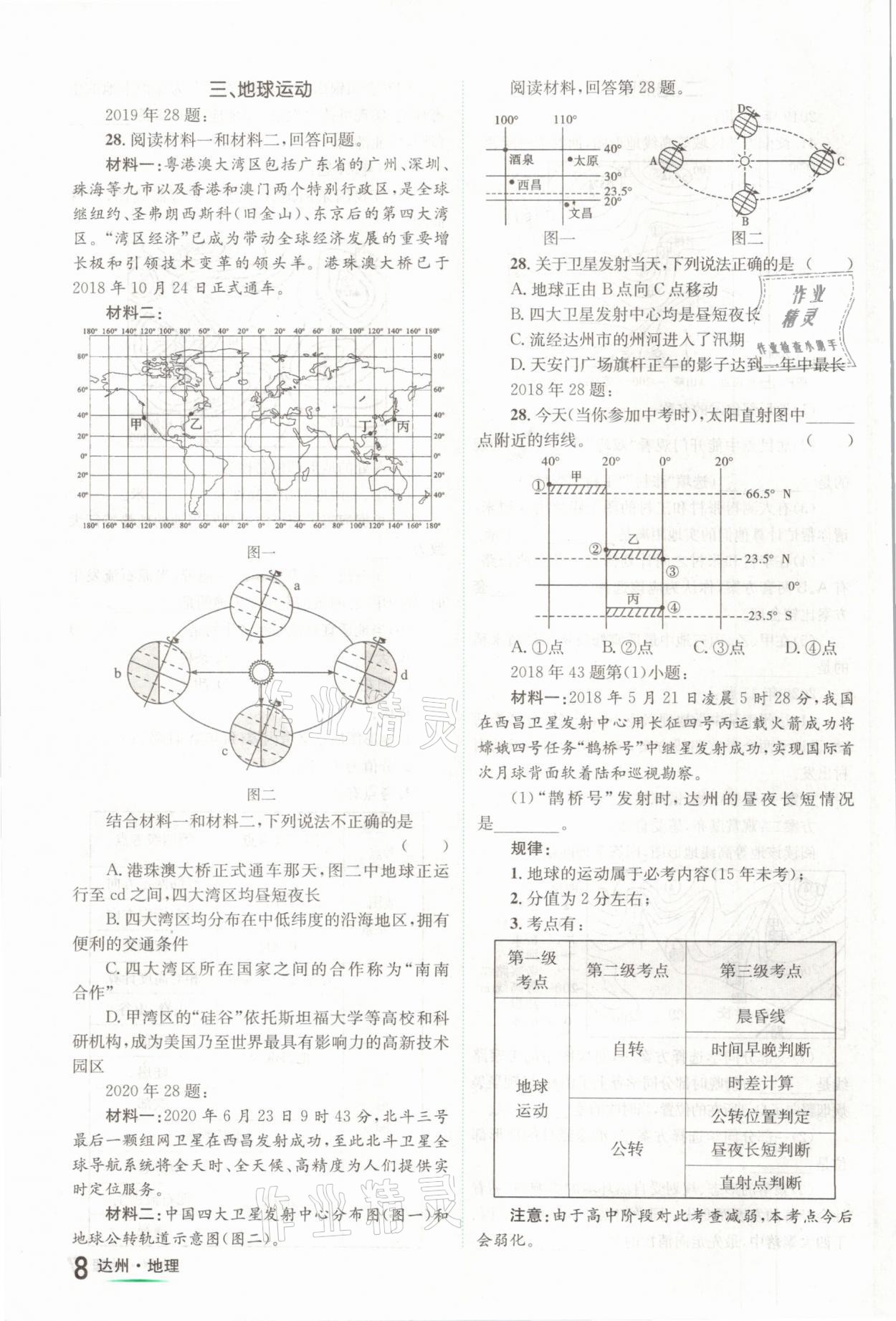 2021年国华考试中考总动员地理达州专版 第8页