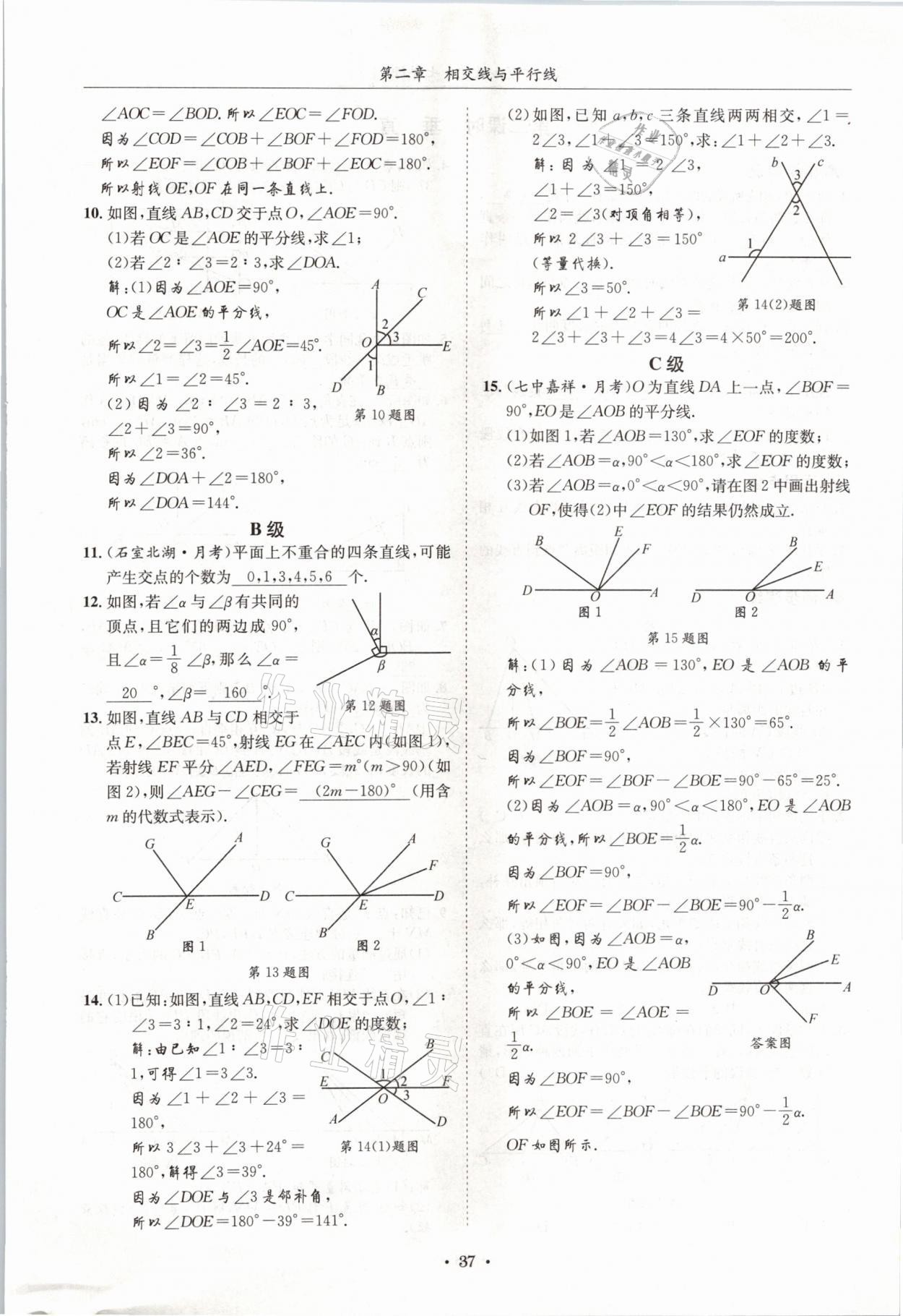 2021年蓉城学霸七年级数学下册北师大版 第36页