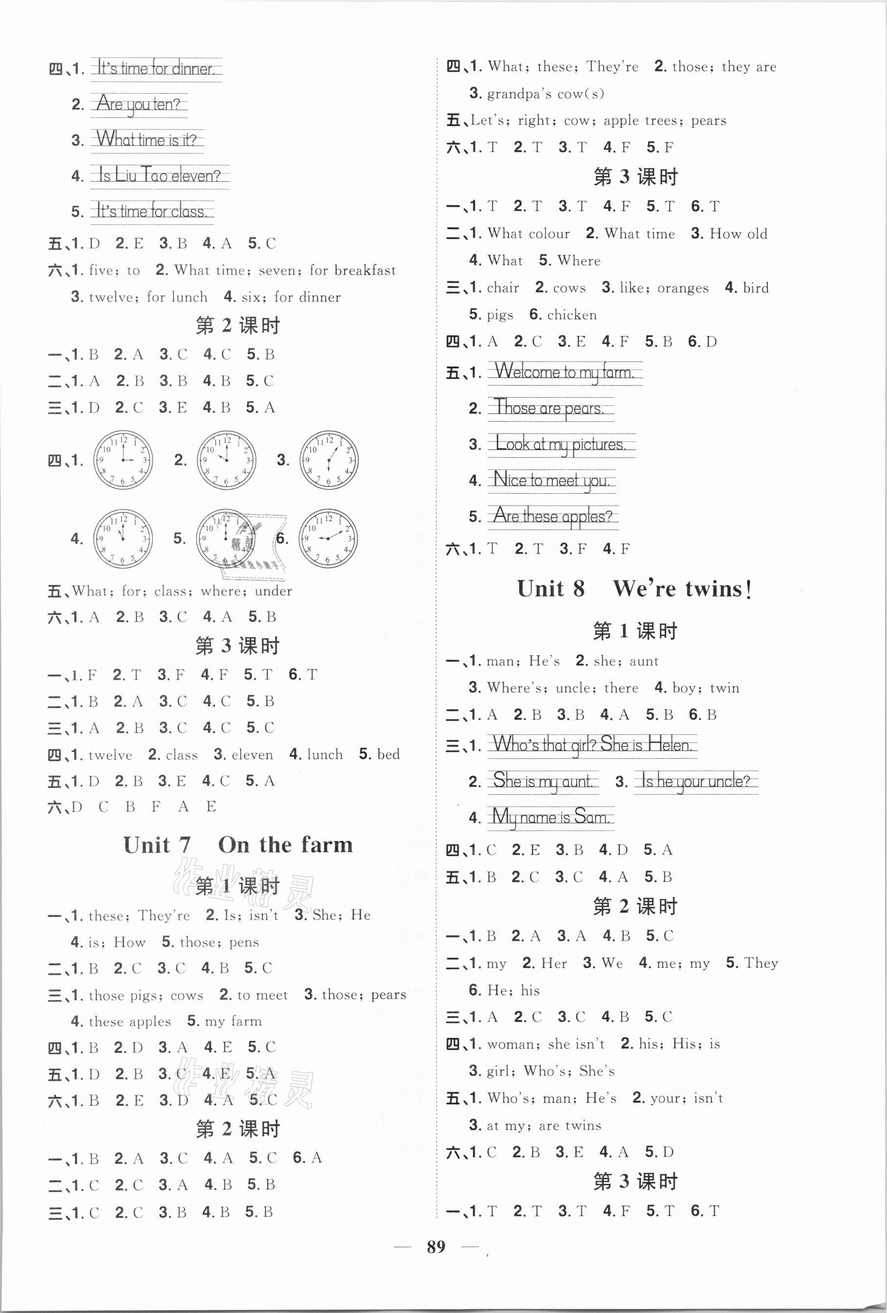 2021年陽光同學(xué)課時(shí)優(yōu)化作業(yè)三年級英語下冊譯林版 第3頁