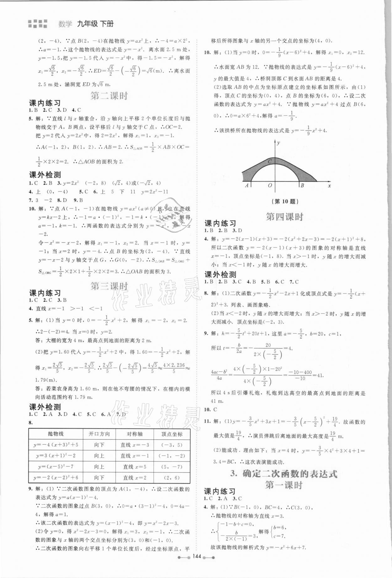 2021年伴你學(xué)九年級數(shù)學(xué)下冊北師大版北京師范大學(xué)出版社 第5頁