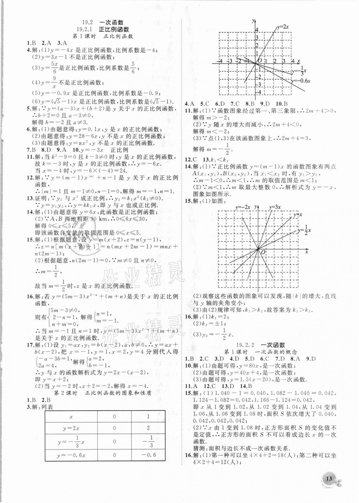 2021年創(chuàng)新課堂創(chuàng)新作業(yè)本八年級(jí)數(shù)學(xué)下冊(cè)人教版 第13頁(yè)