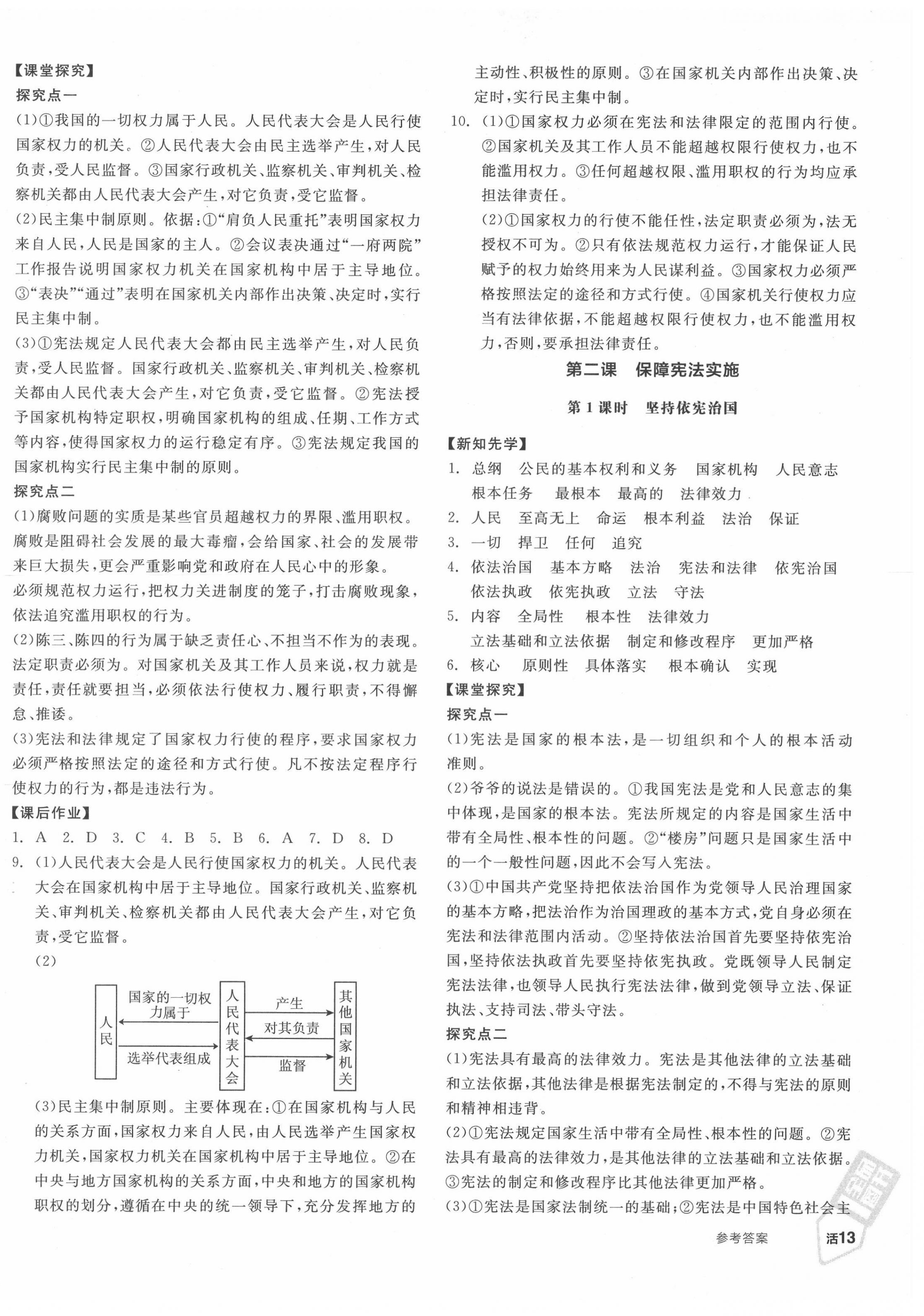 2021年全品學(xué)練考道德與法治八年級(jí)下冊(cè)人教版江西專版 第2頁