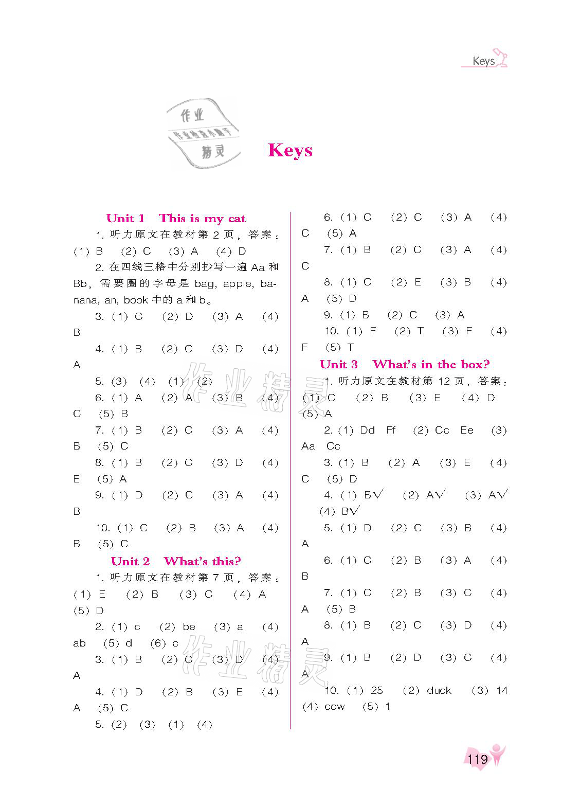 2021年新課程能力培養(yǎng)三年級(jí)英語(yǔ)下冊(cè)遼師大版三起 參考答案第1頁(yè)