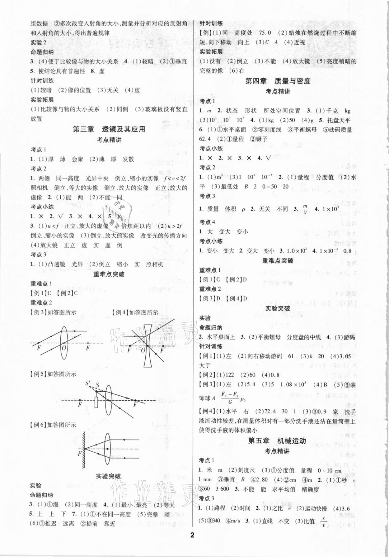 2021年練客中考提優(yōu)方案物理甘肅專(zhuān)版 第2頁(yè)