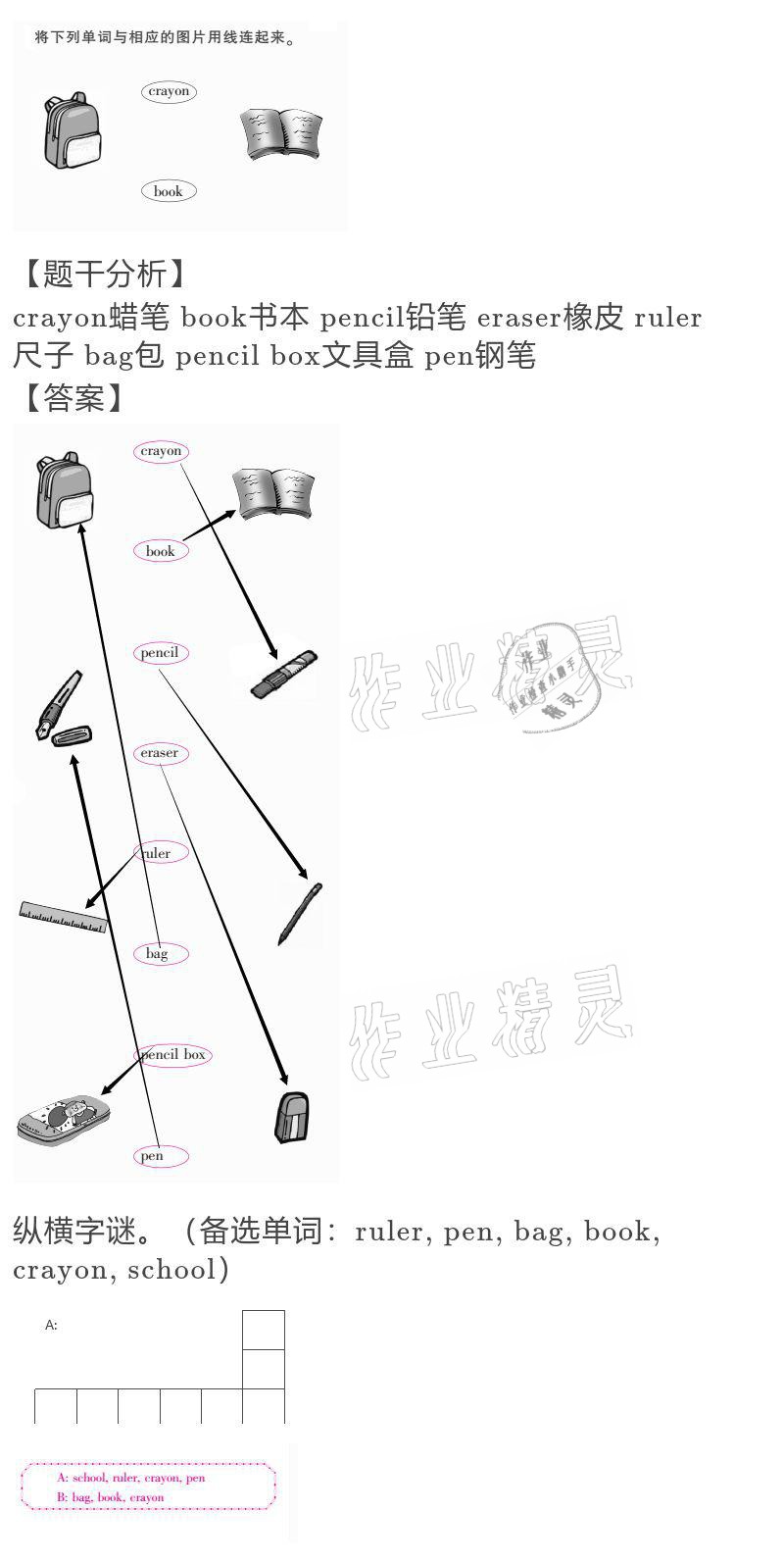 2021年寒假作業(yè)與生活三年級(jí)英語(yǔ)人教版陜西人民教育出版社 參考答案第4頁(yè)