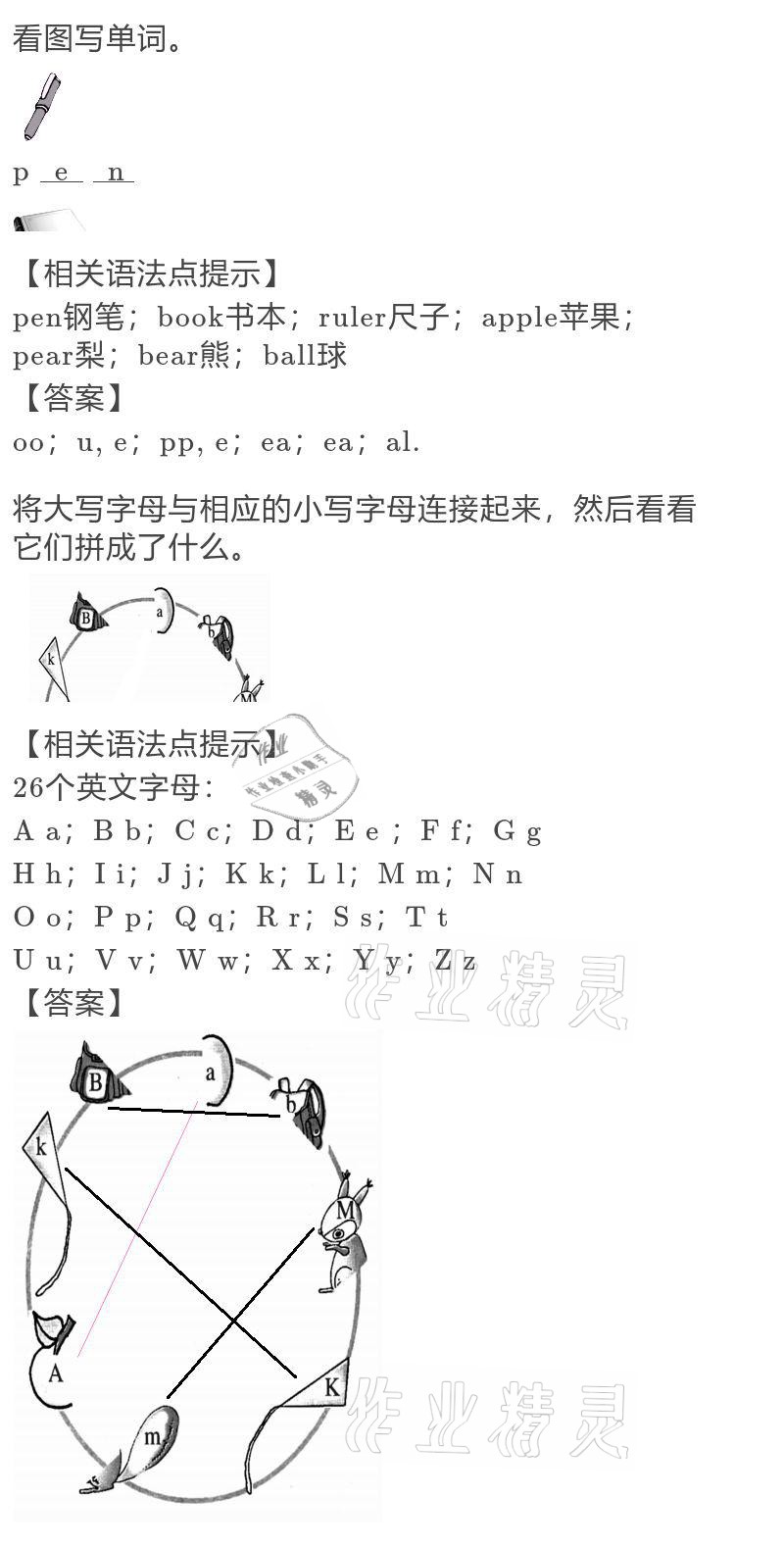 2021年寒假作業(yè)與生活三年級(jí)英語(yǔ)陜旅版陜西人民教育出版社 參考答案第3頁(yè)