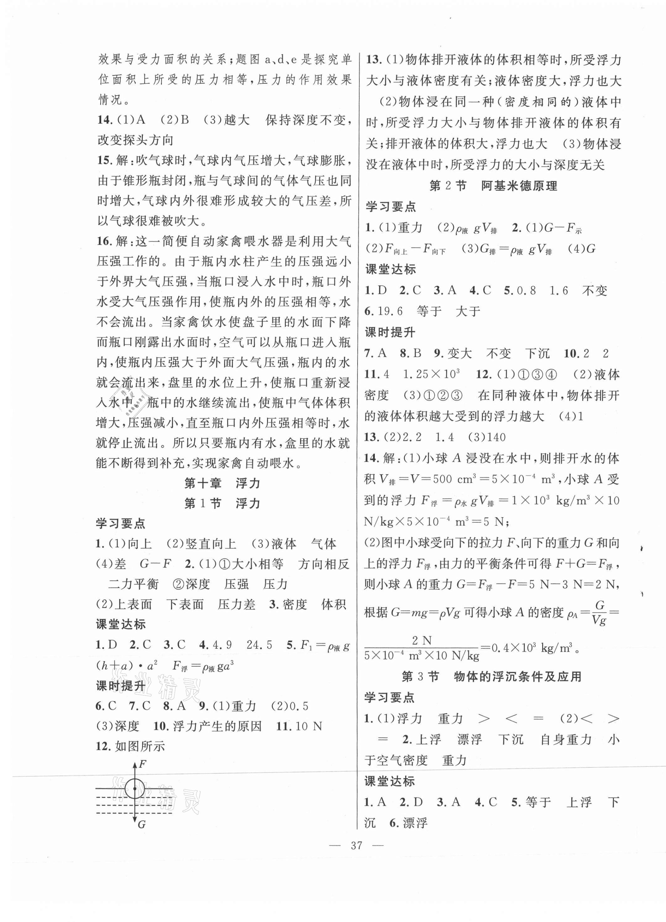 2021年全頻道課時(shí)作業(yè)八年級(jí)物理下冊(cè)人教版 第5頁(yè)