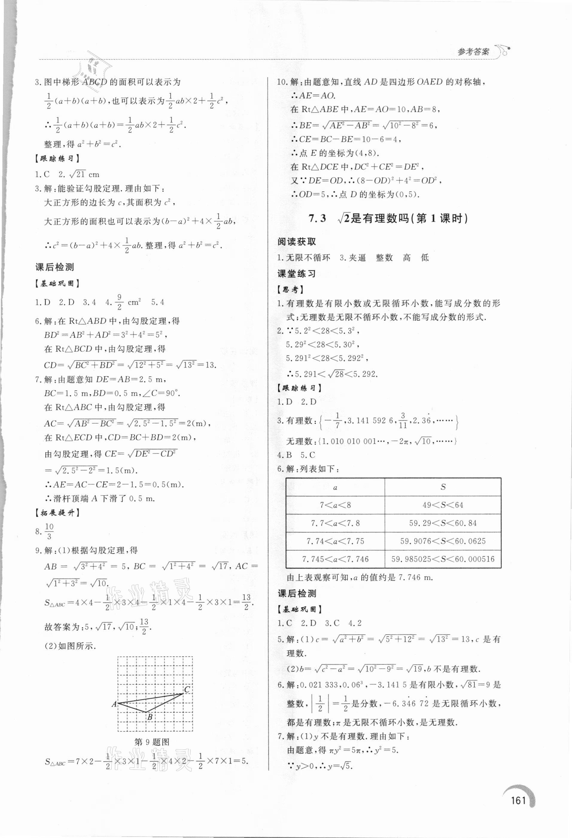 2021年初中數(shù)學(xué)同步練習(xí)冊(cè)八年級(jí)下冊(cè)青島版泰山出版社 第9頁