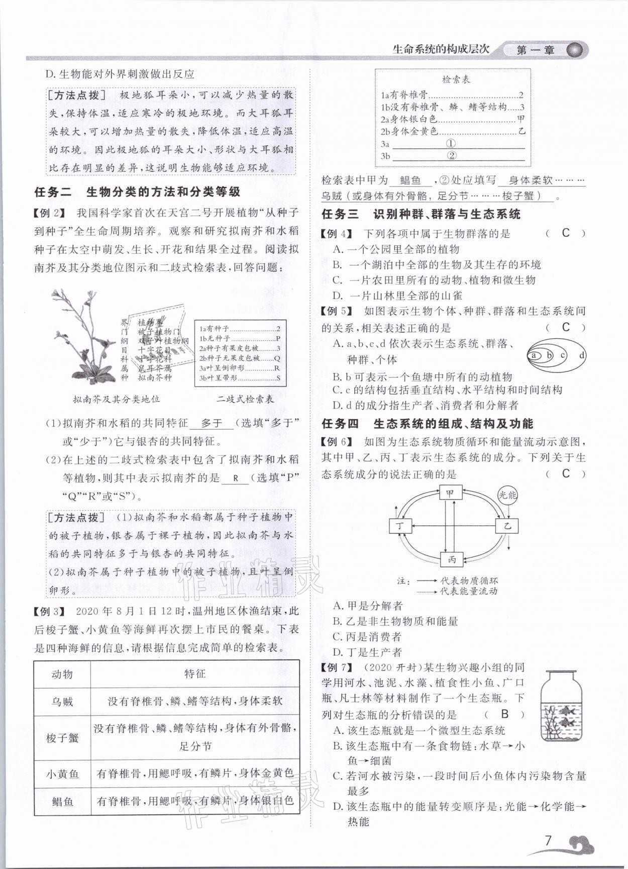 2021年中考指南科學浙江工商大學出版社溫州專版 第7頁