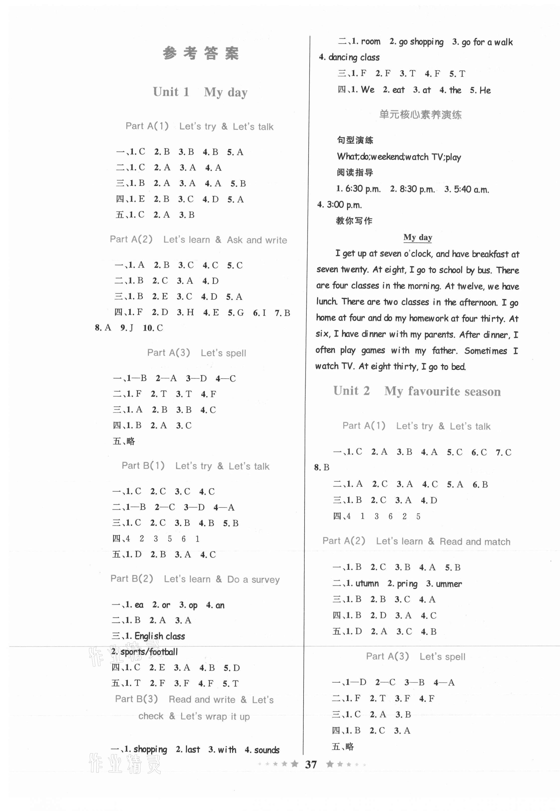 2021年小學(xué)同步測控全優(yōu)設(shè)計(jì)五年級英語下冊人教版 第1頁