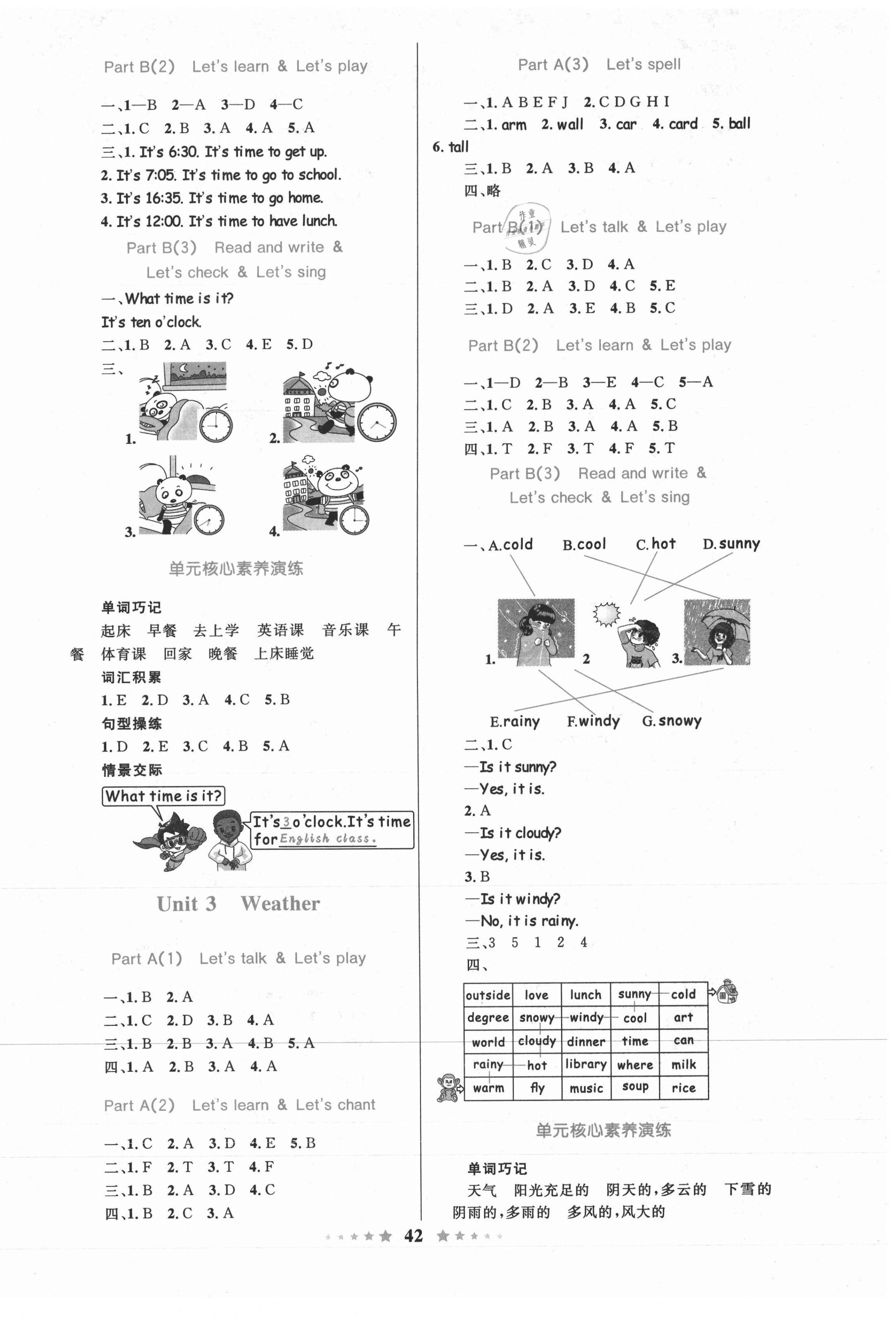 2021年小学同步测控全优设计四年级英语下册人教版 第2页