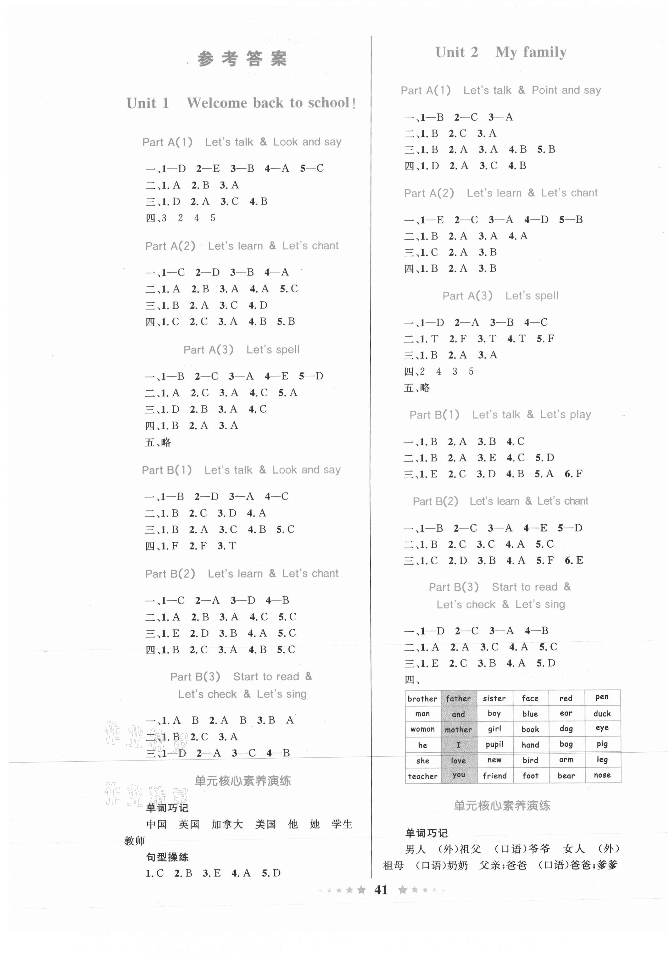 2021年小学同步测控全优设计三年级英语下册人教版 第1页