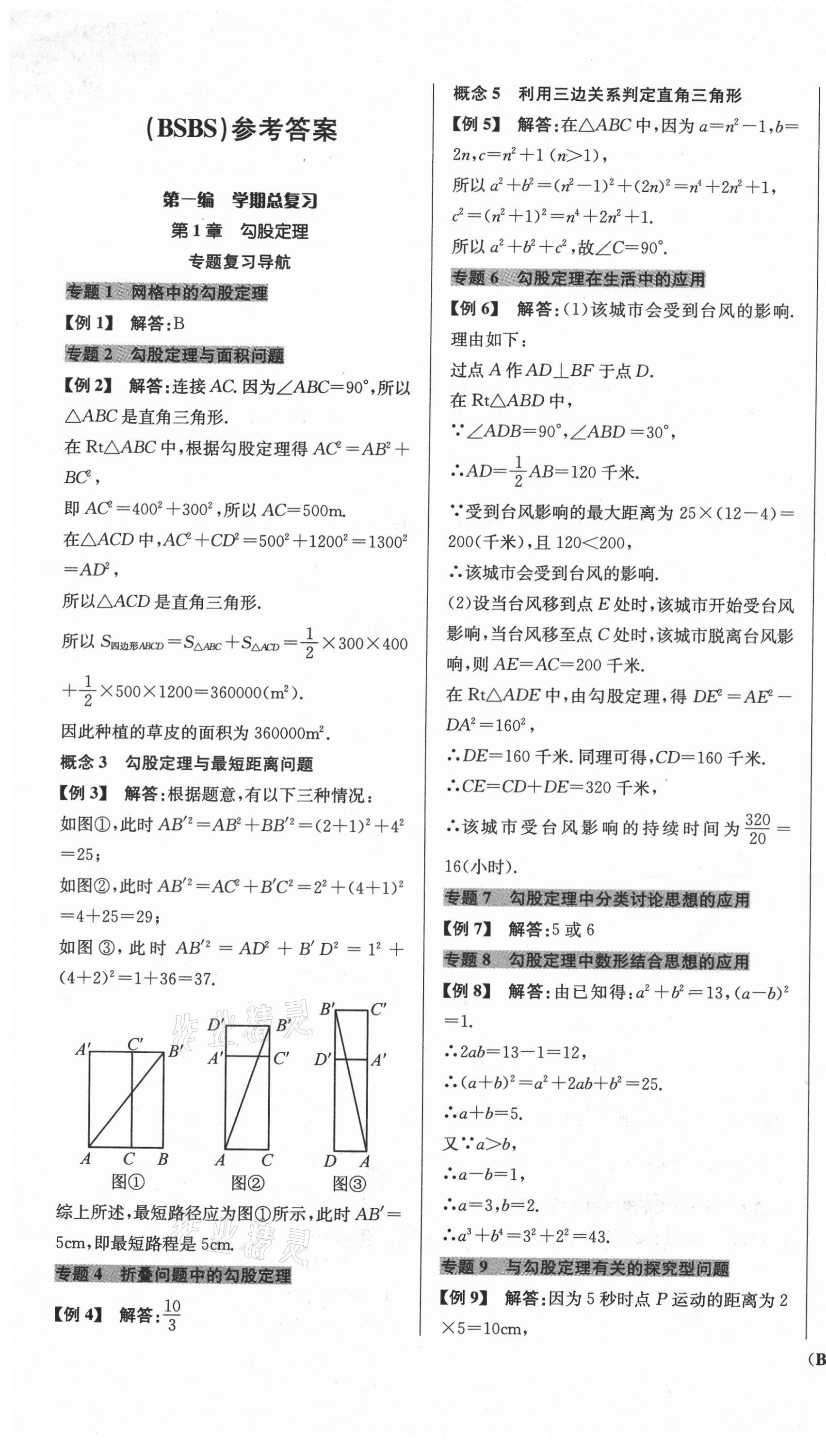 2020年名師幫學(xué)期總復(fù)習(xí)八年級(jí)數(shù)學(xué)全一冊(cè)北師大版 第1頁(yè)