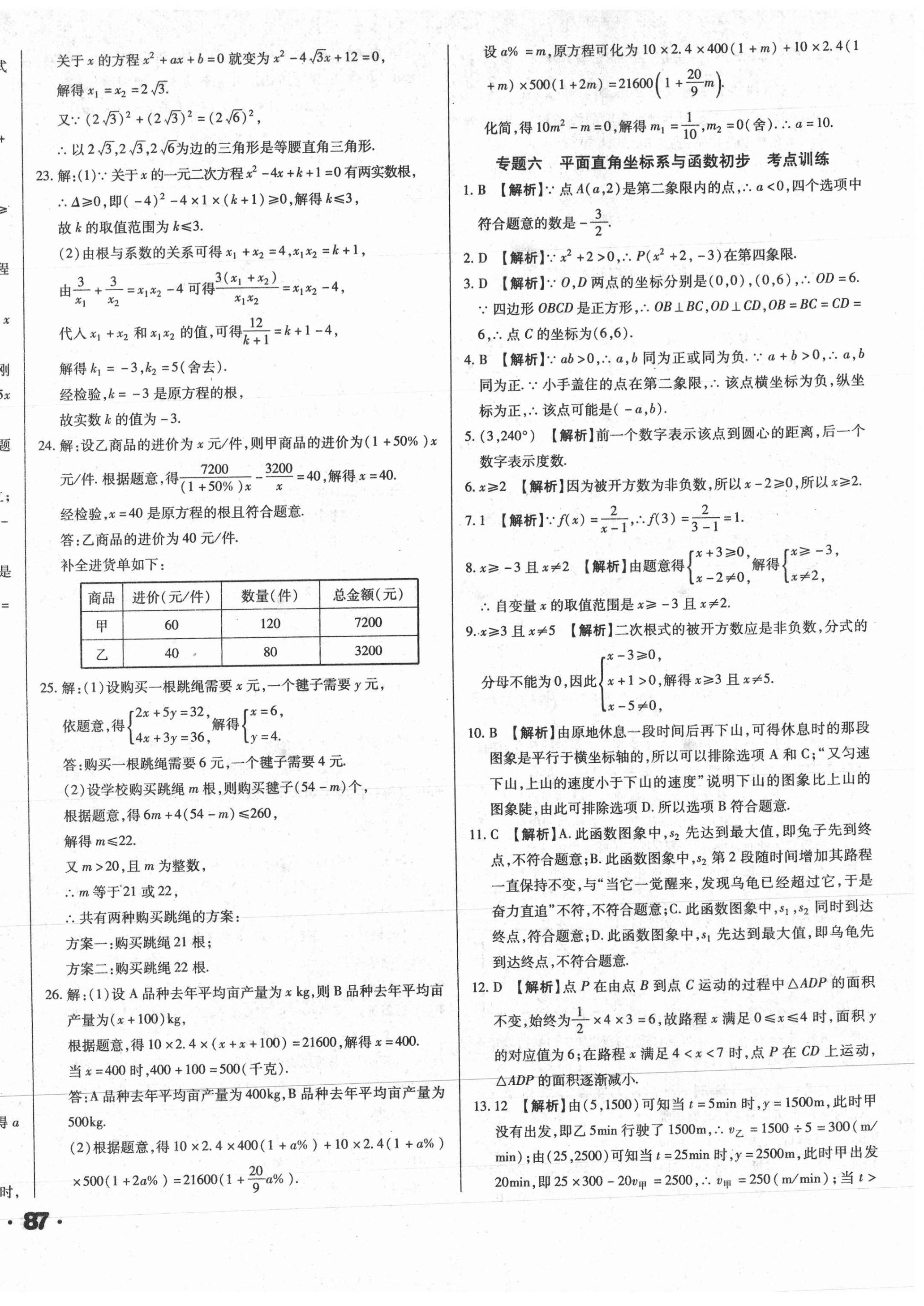 2021年全國歷屆中考真題分類一卷通數(shù)學(xué) 第10頁